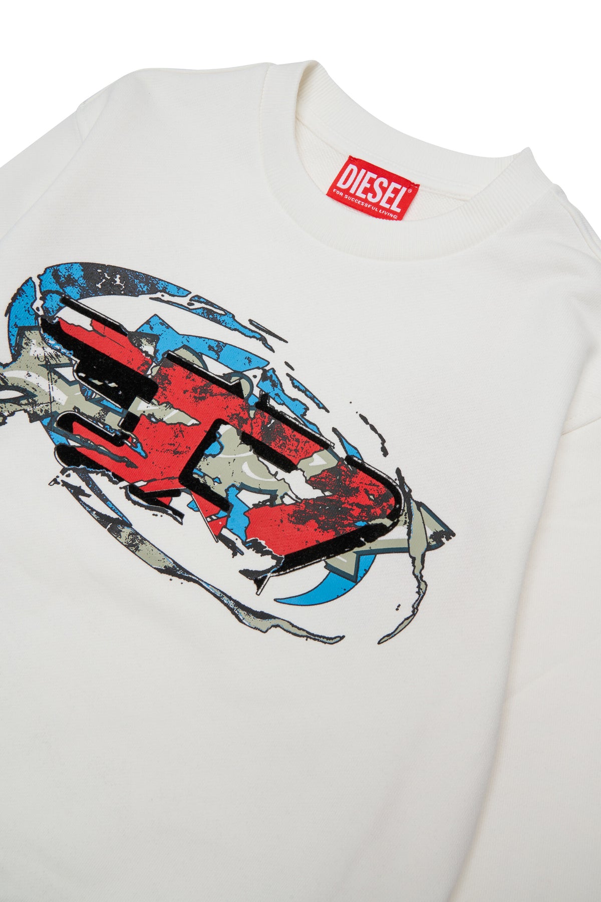 Sweat-shirt col rond avec logo
