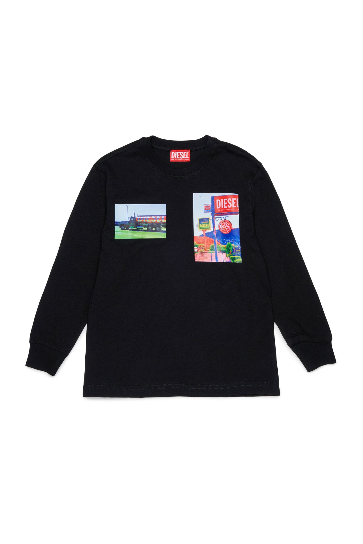Camiseta de manga larga con logo