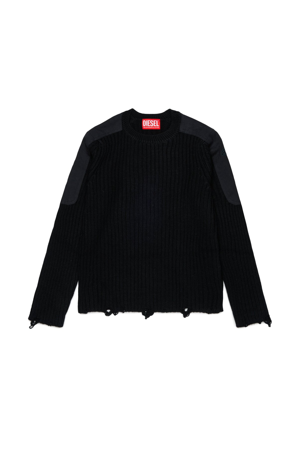 Jersey de punto con cuello redondo