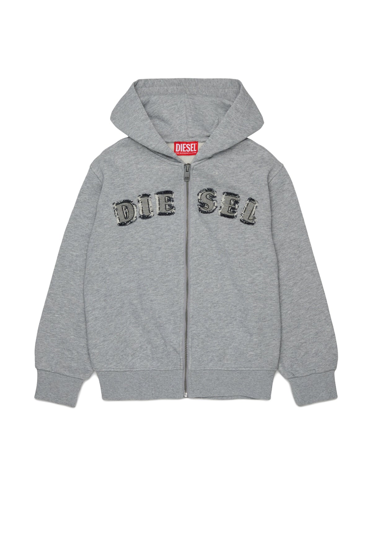 Sudadera con cremallera y logo