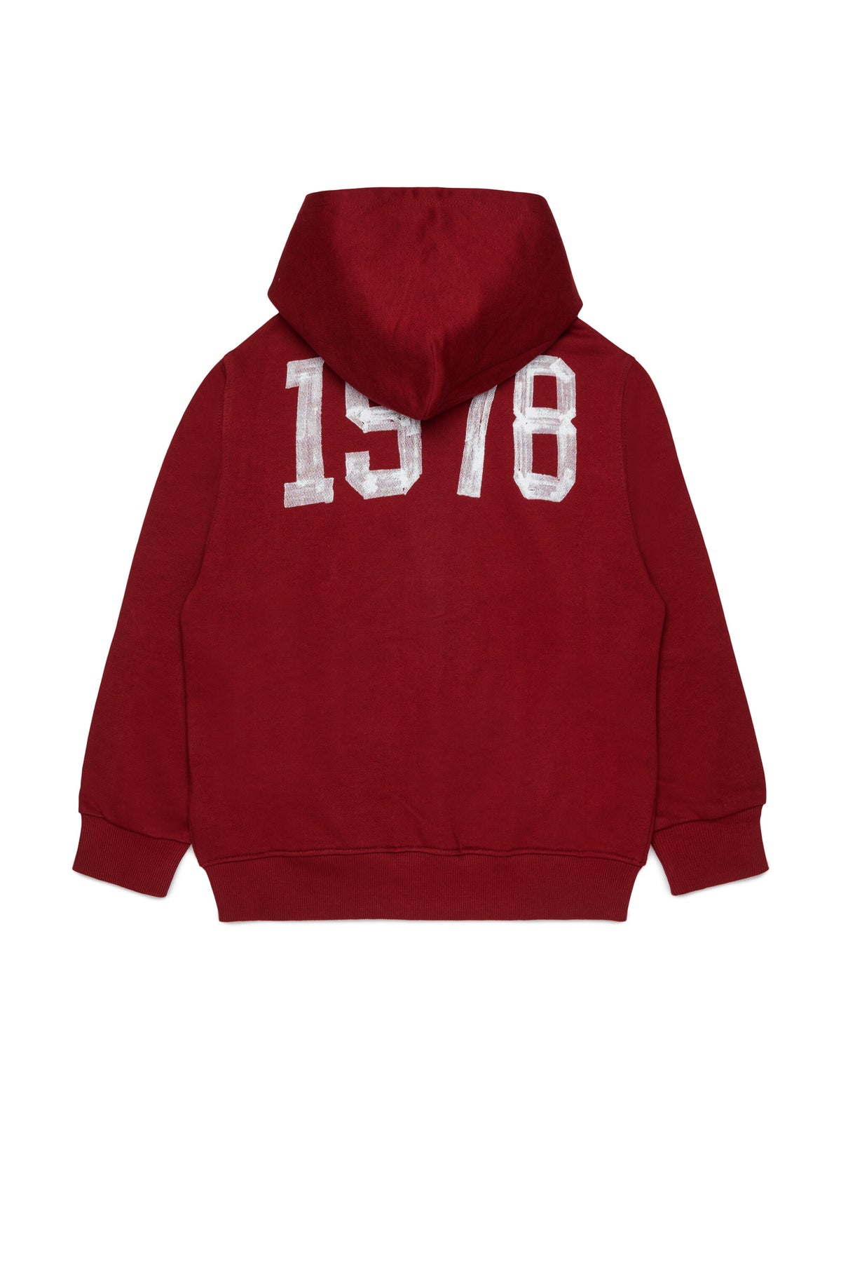 Zip sweatshirt with logo