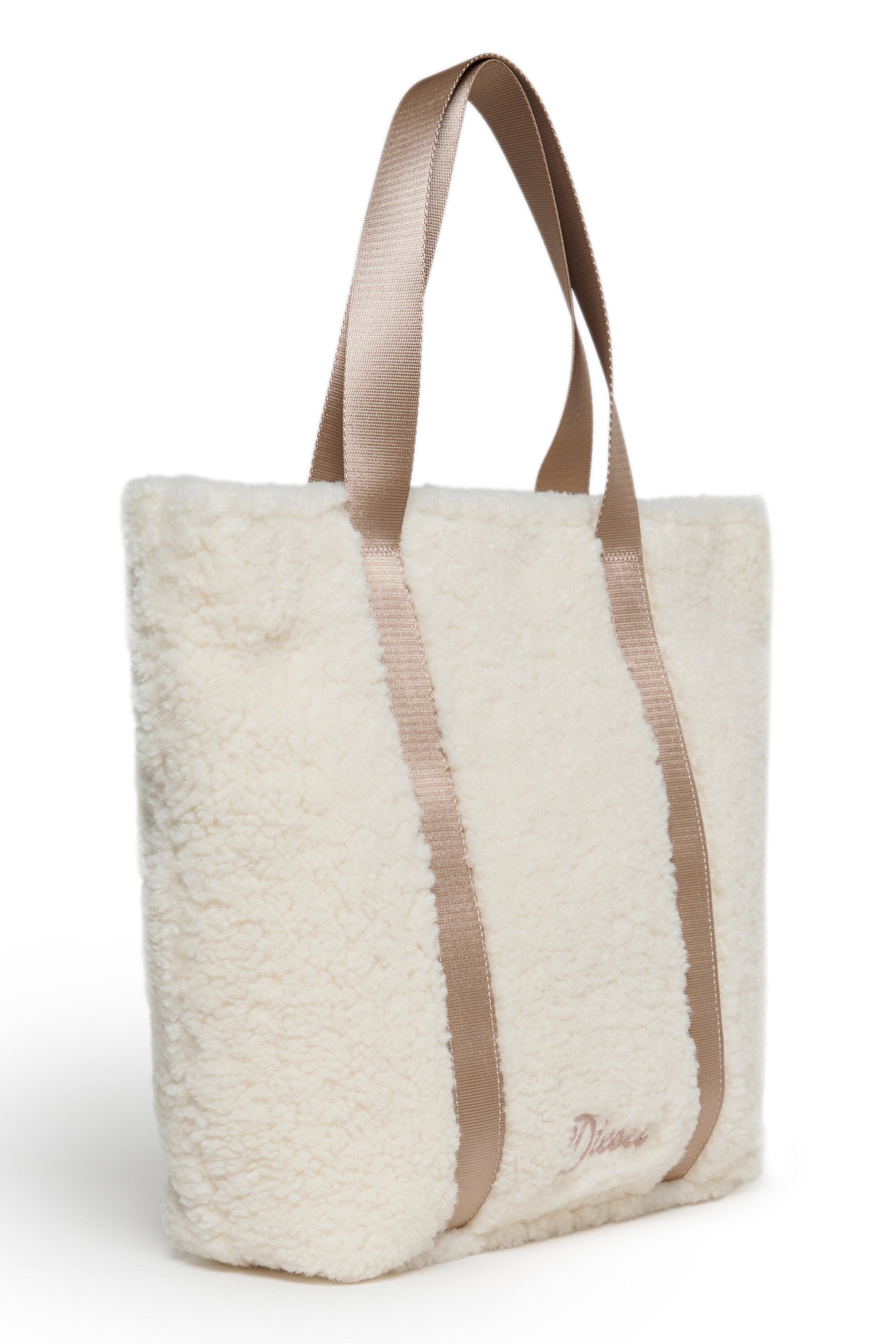 Sac effet peluche avec logo