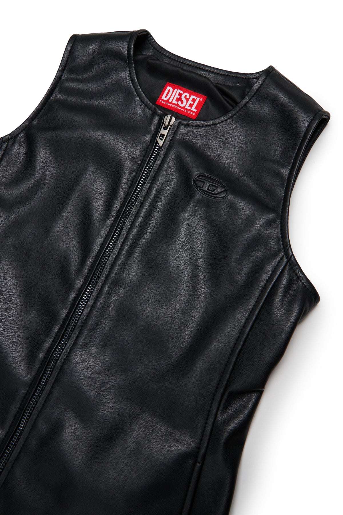 Vestido sin mangas con logo