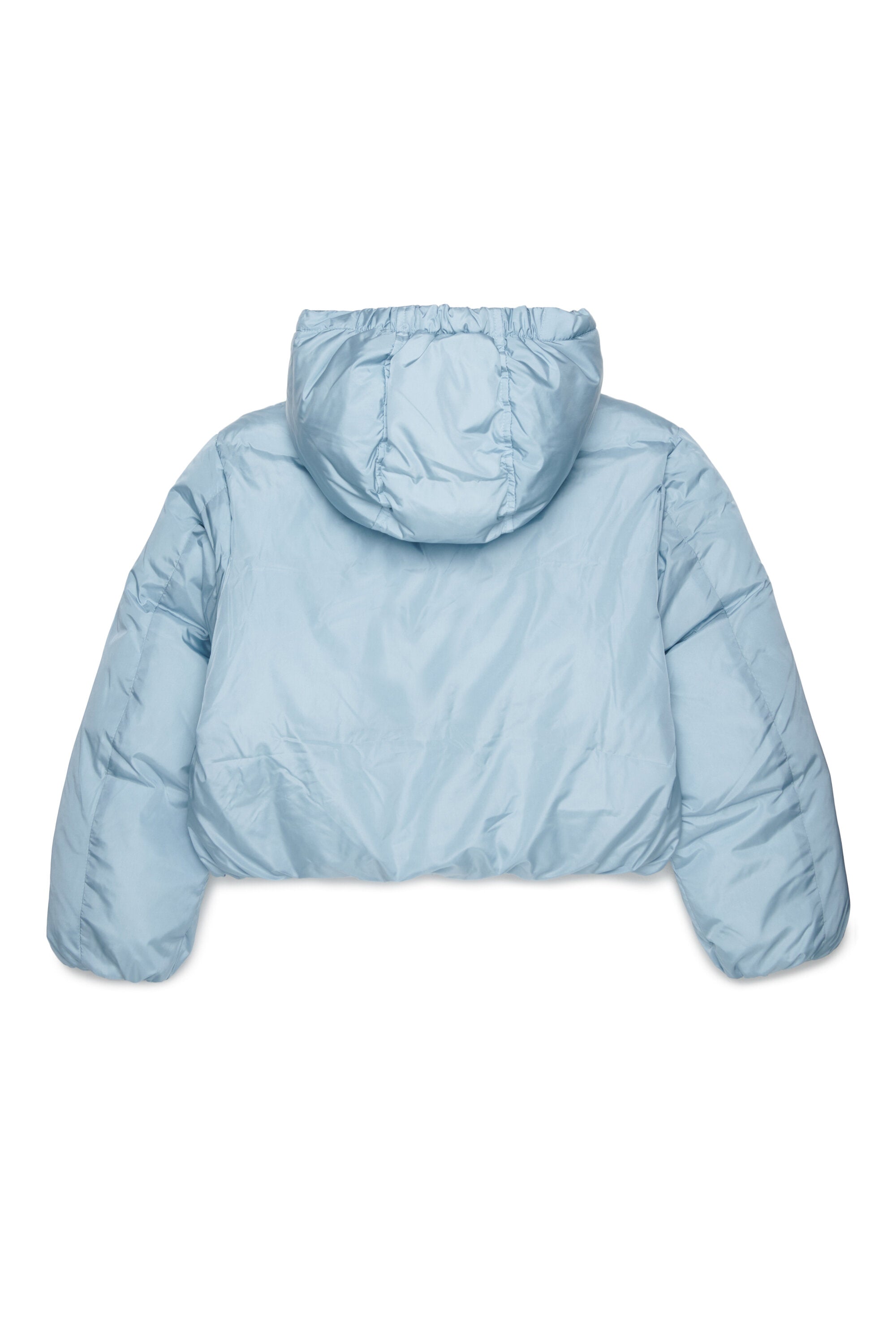 Chaqueta acolchada con logo estampado