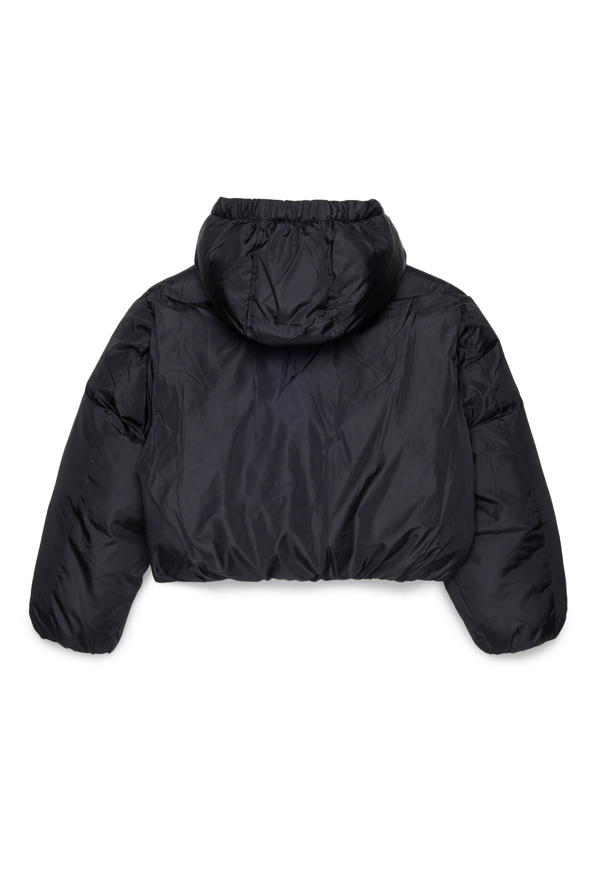 Chaqueta acolchada con logo estampado
