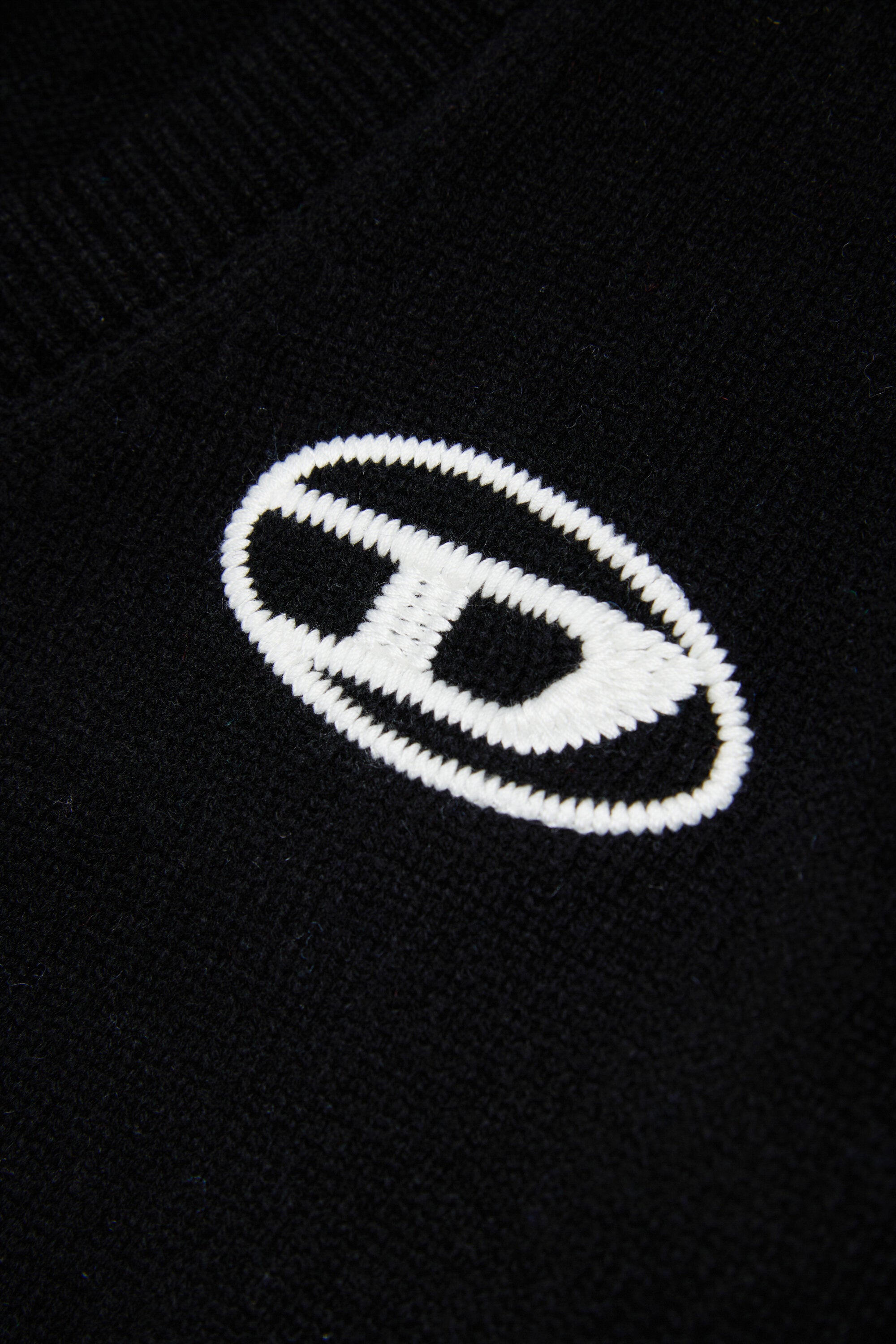 Cárdigan de punto con logo