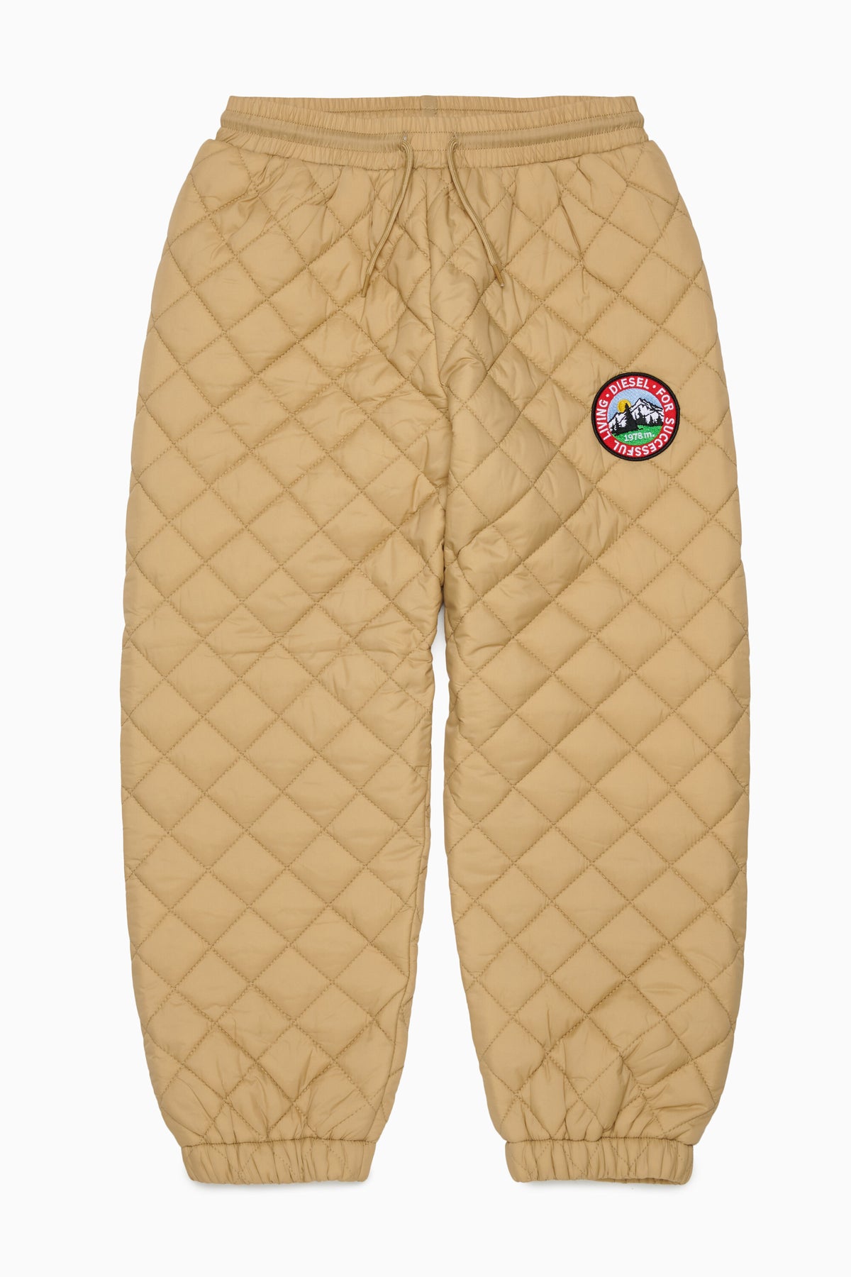 Pantalon matelassé avec patch sur le devant