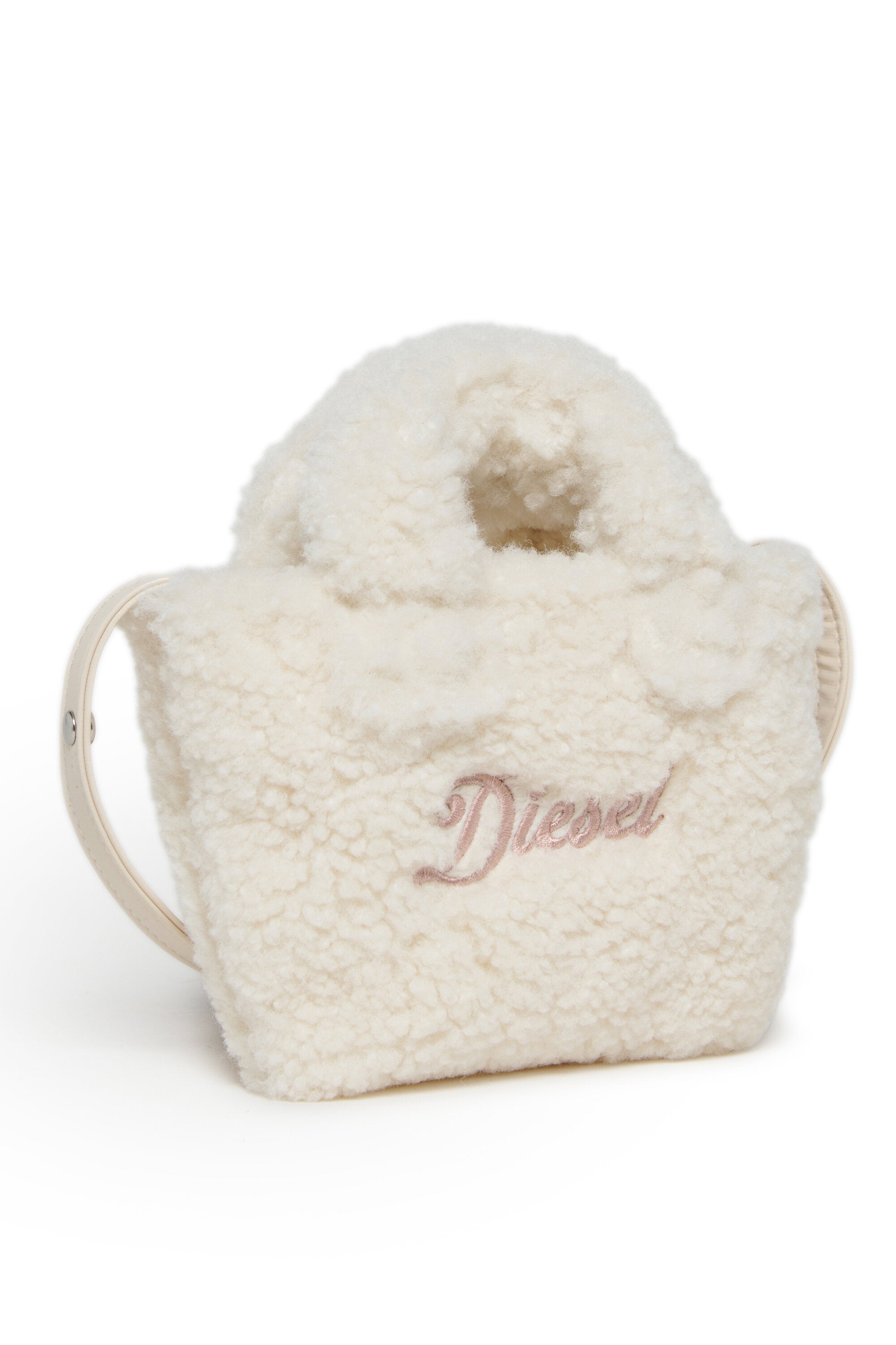 Sac bandoulière en peluche teddy