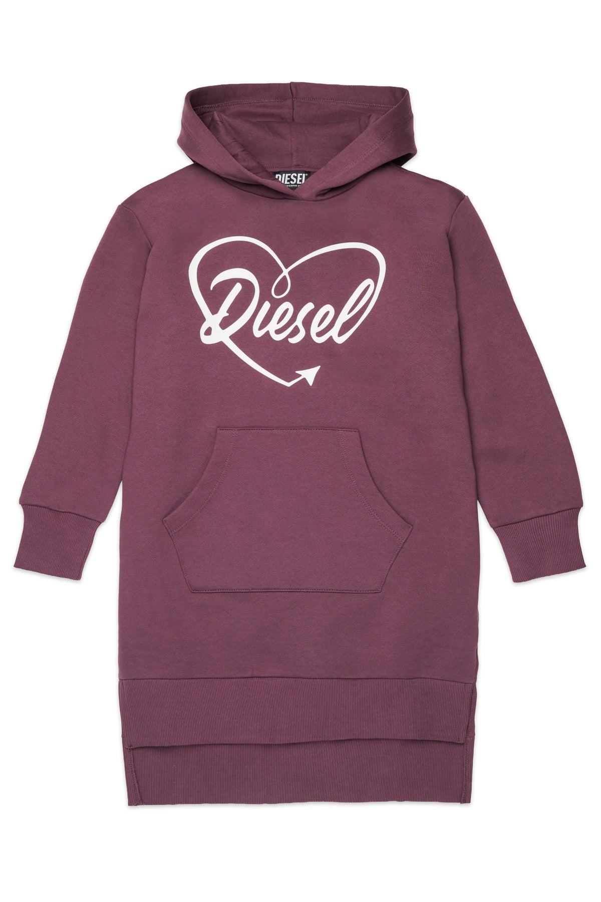 Vestido de felpa con logo