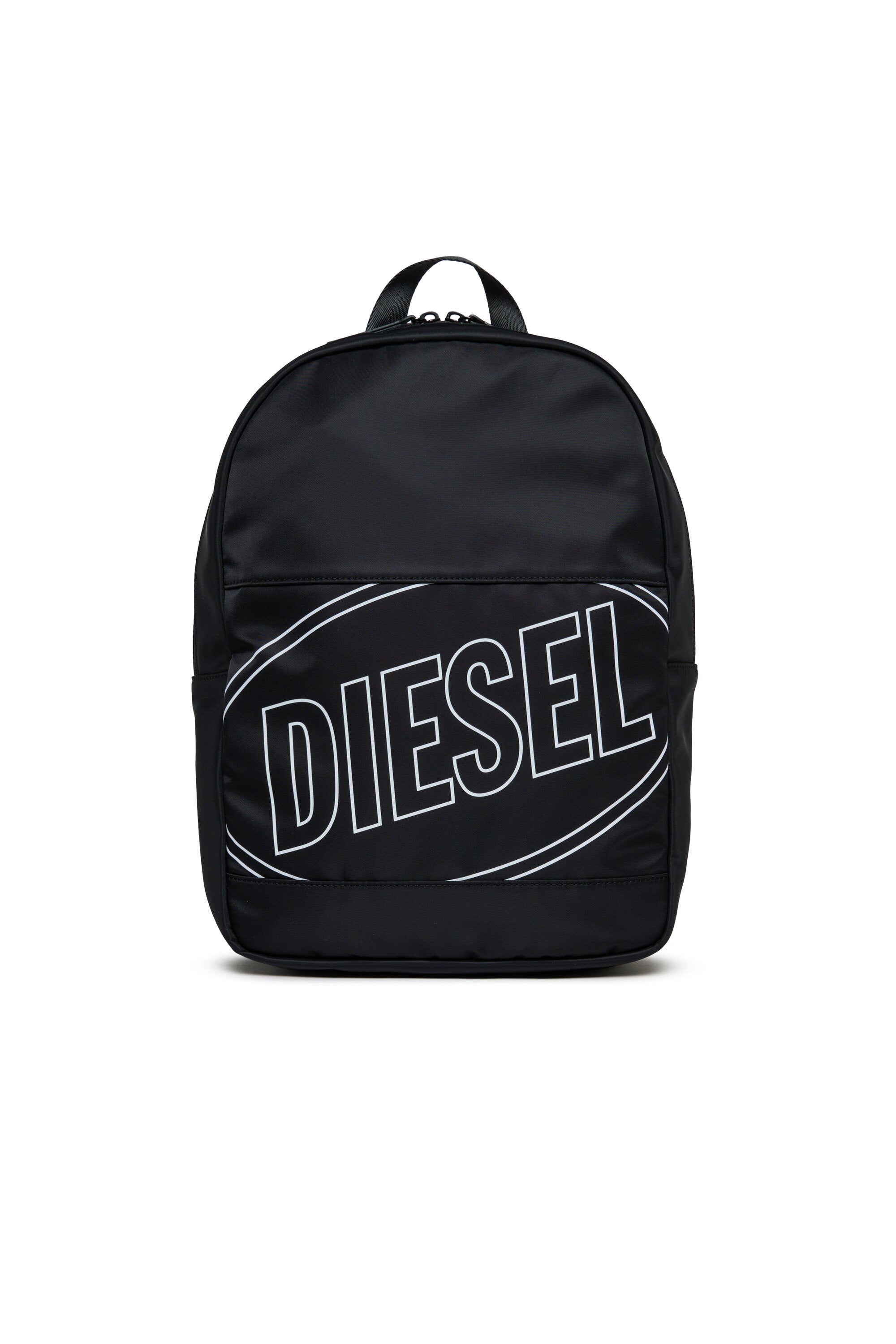 Backpack with front logo