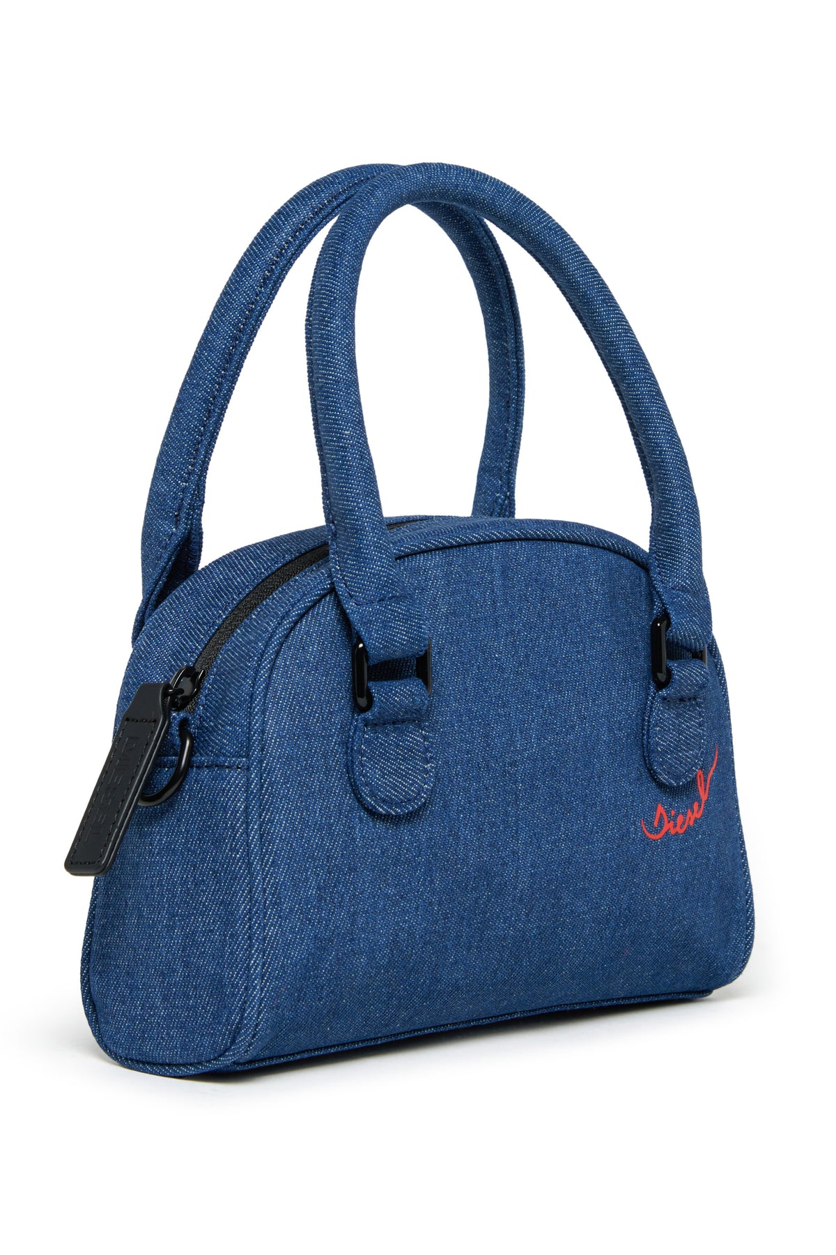 Bolso de denim con logo