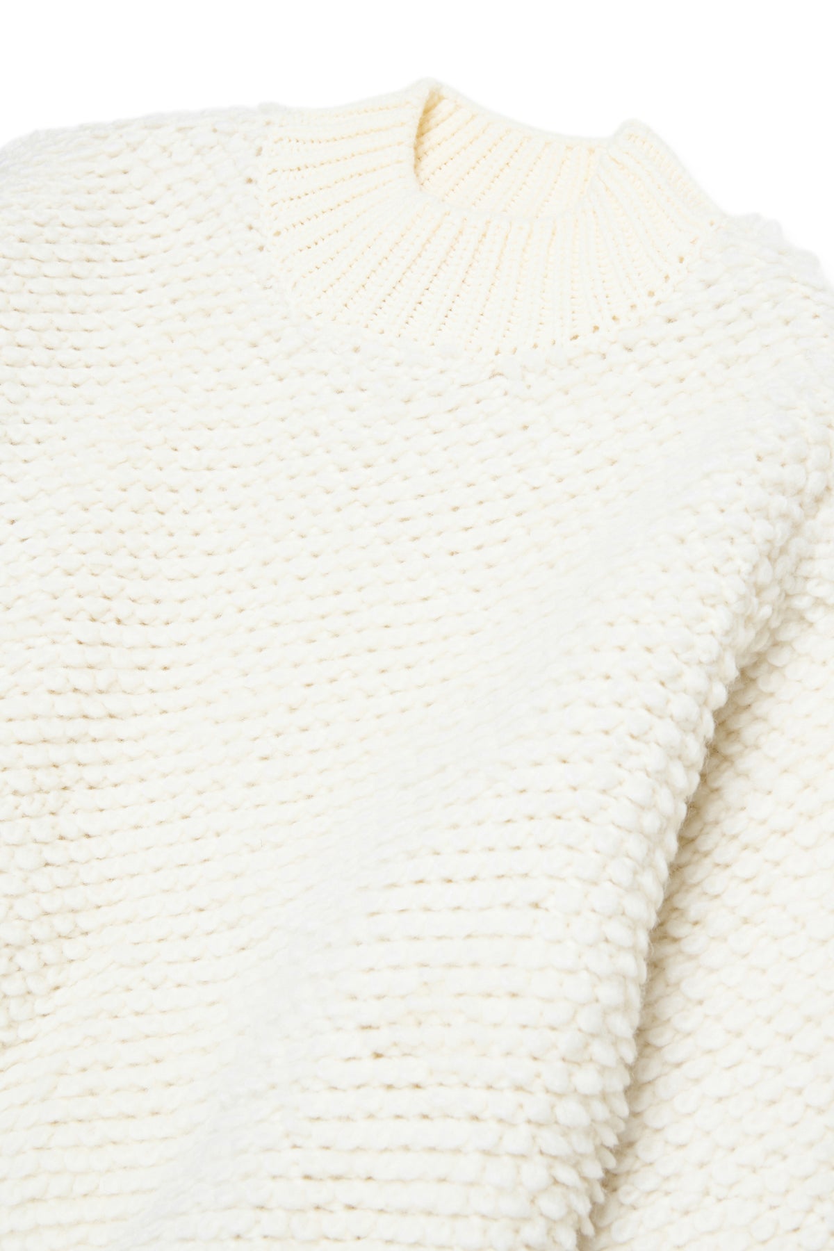 Crew neck pullover with fuzzy effect