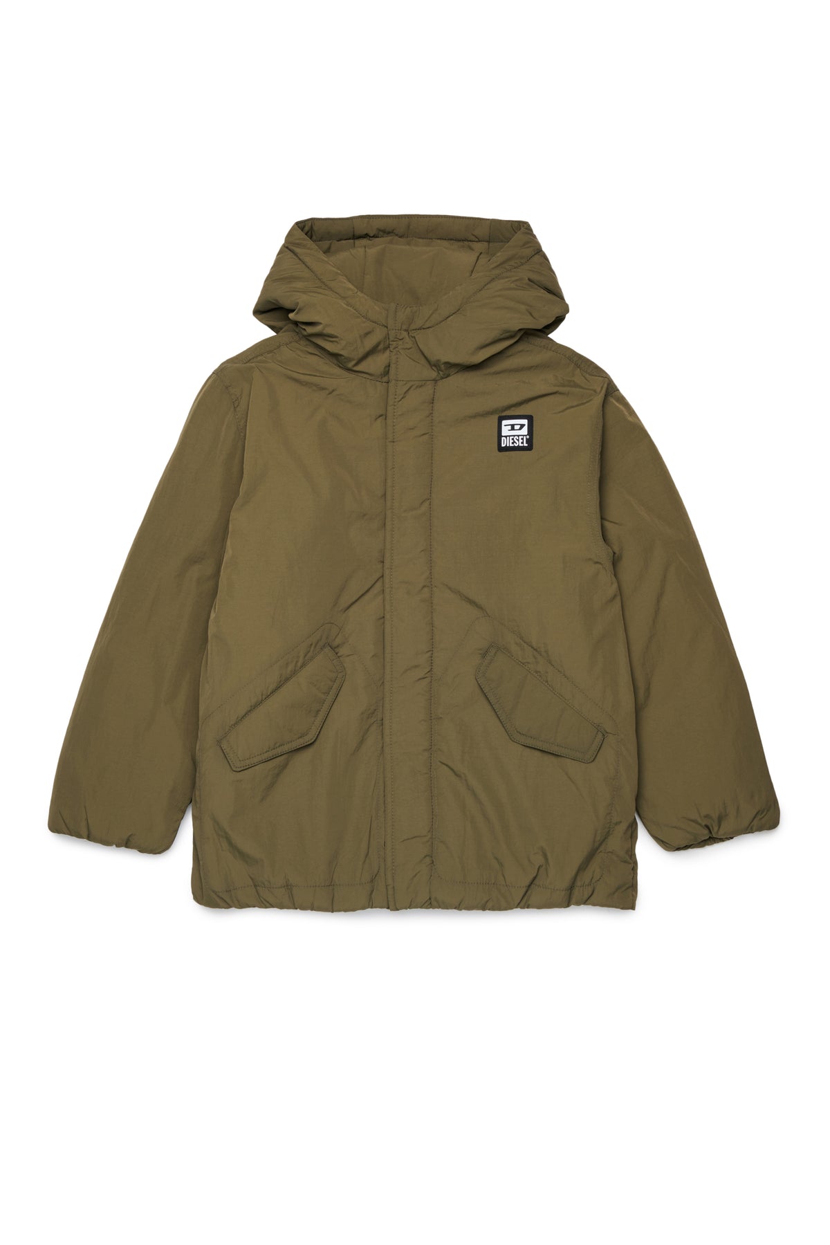 Chaqueta acolchada con logo