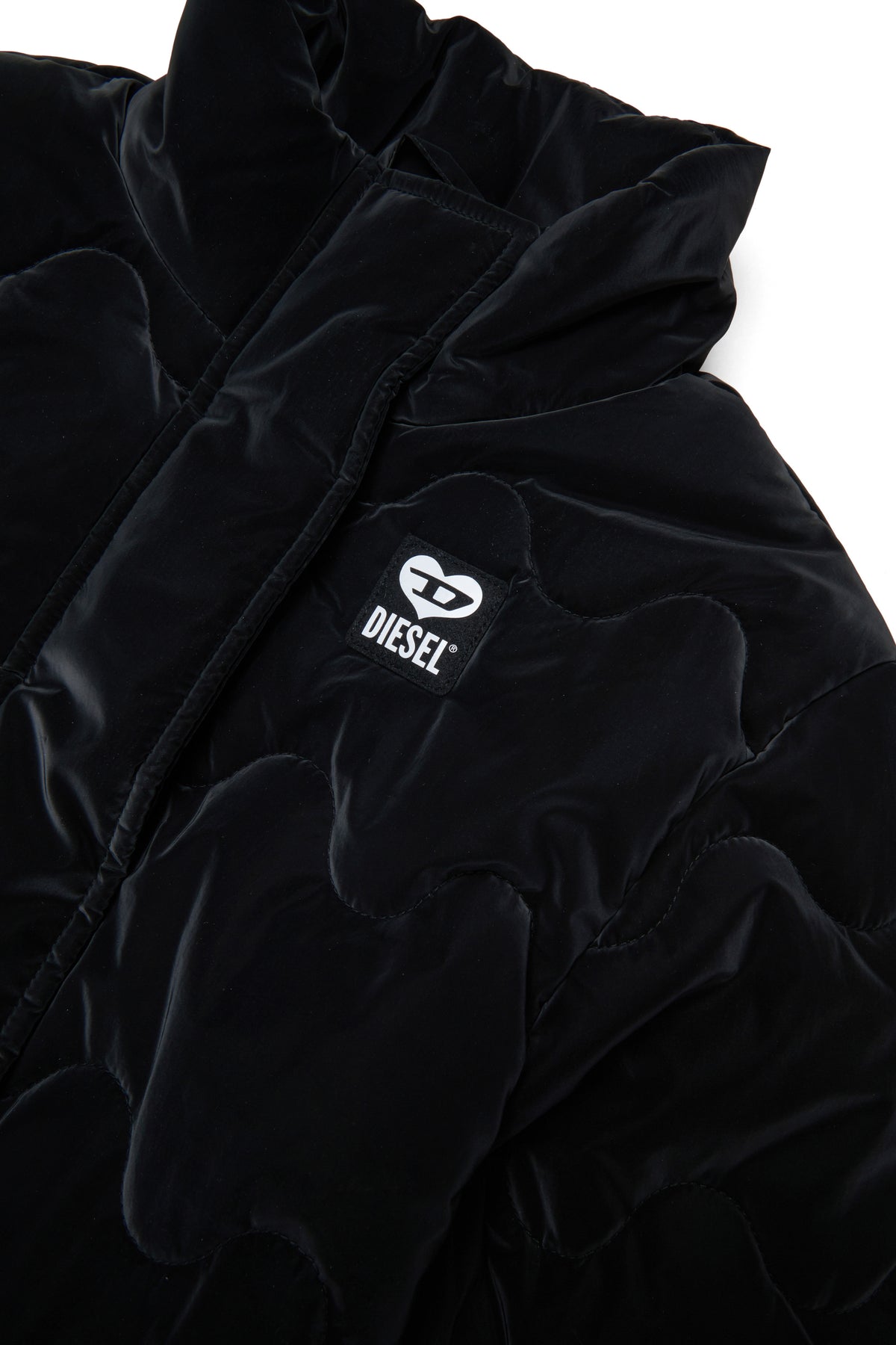 Veste matelassée avec logo imprimé