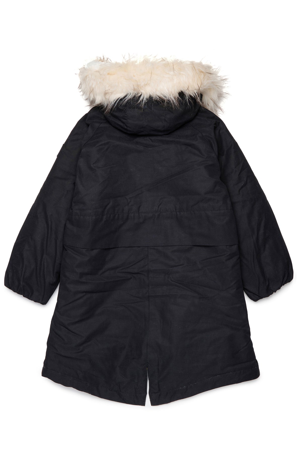 Parka con logo estampado