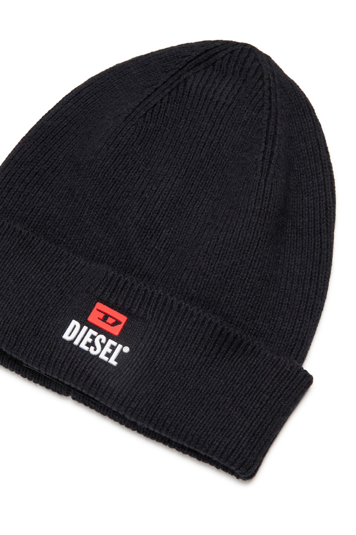 Gorro de mezcla de lana y algodón con logo