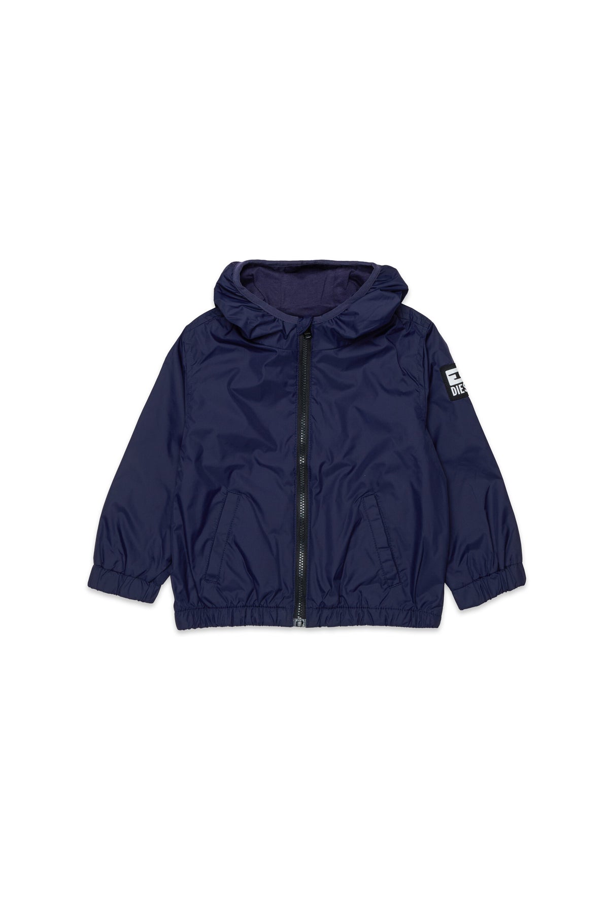 Chaqueta cortavientos con logo estampado