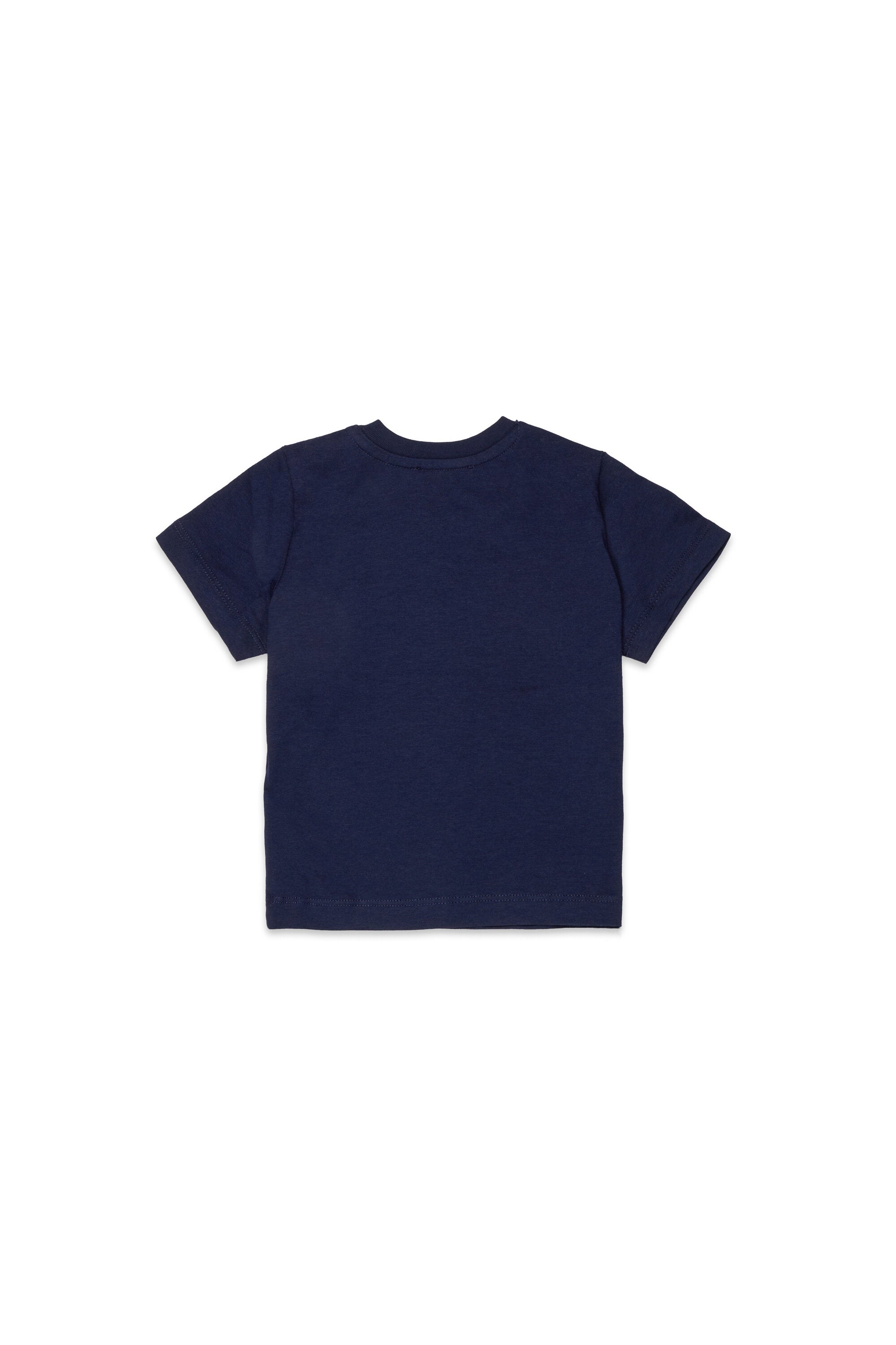 Camiseta de cuello redondo con logo