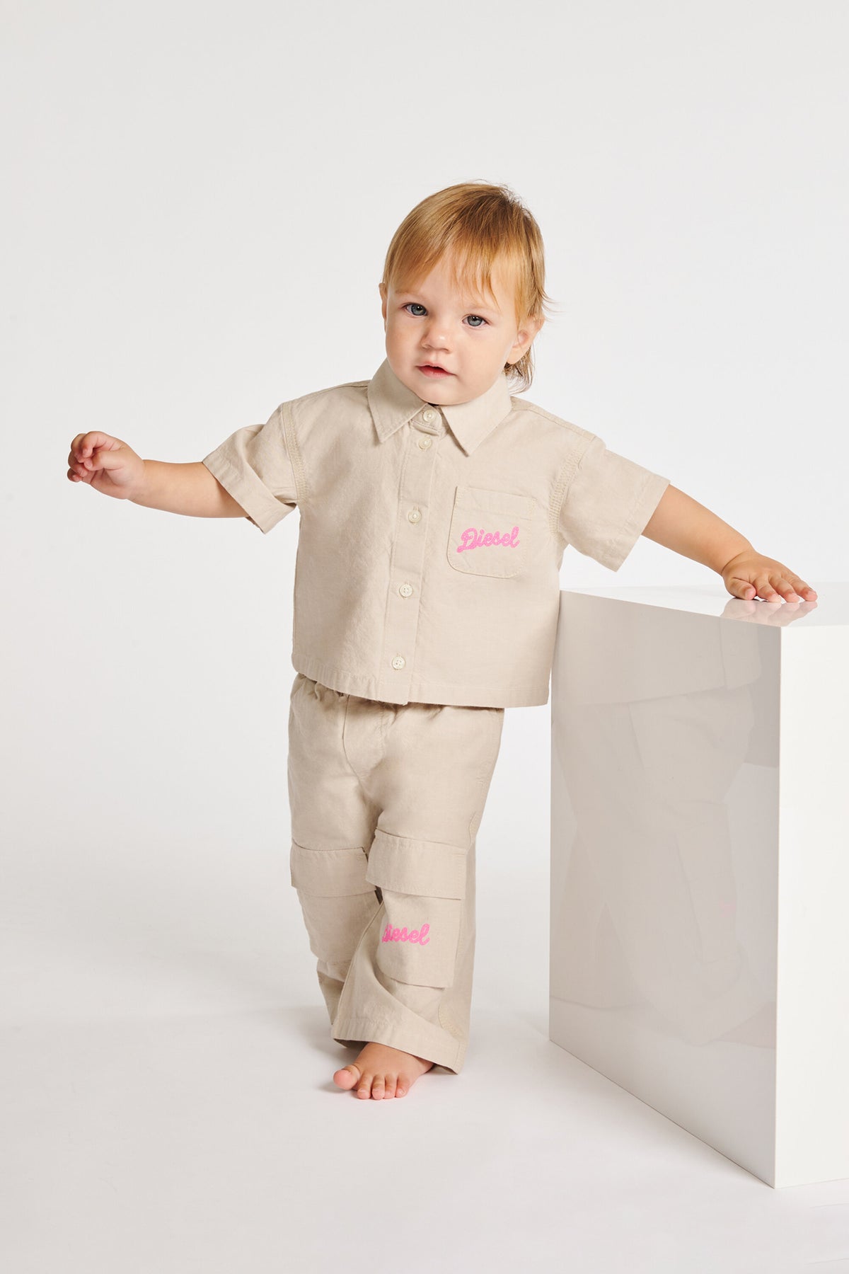 Chemise à manches courtes avec logo