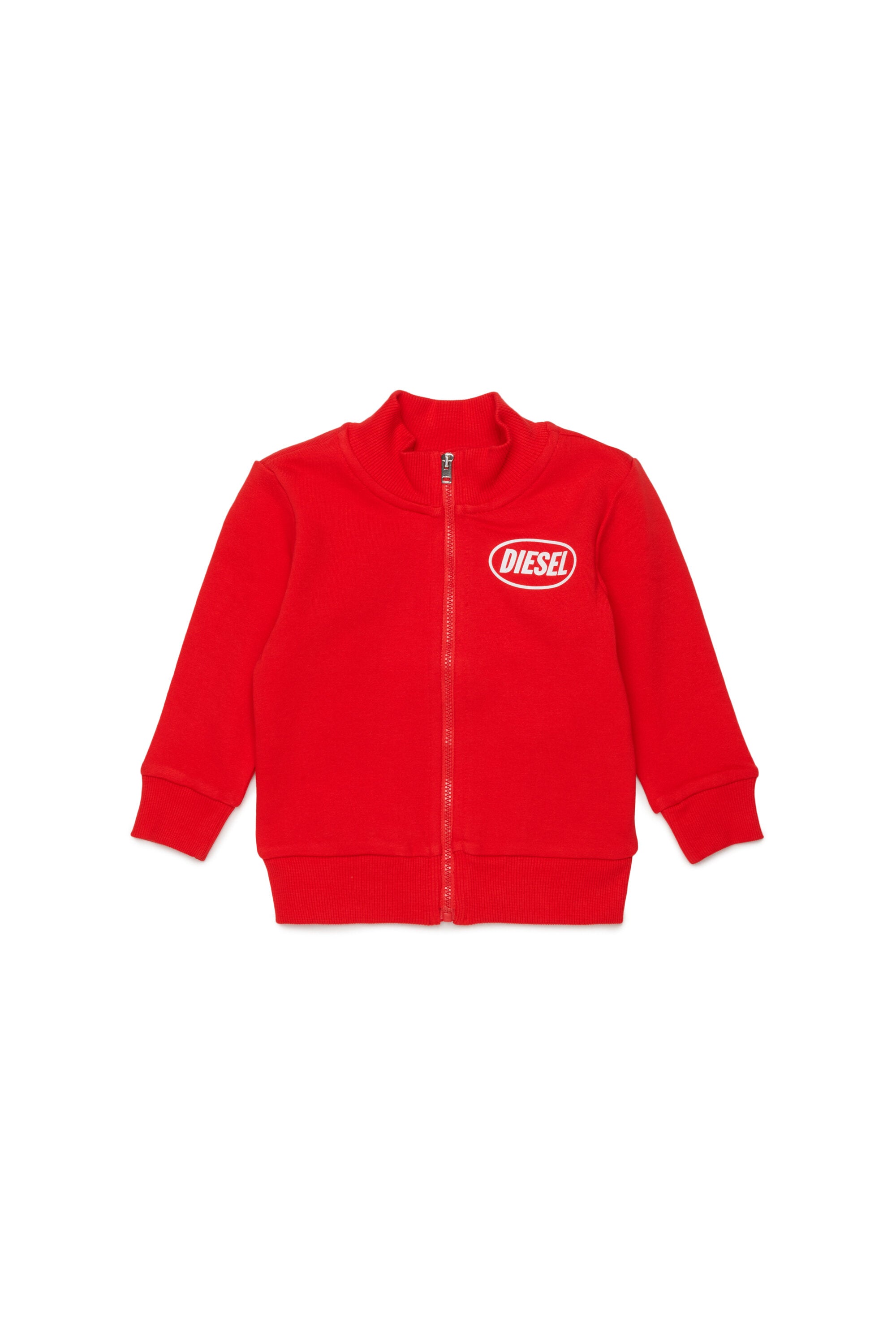 Full-zip sweatshirt with logo