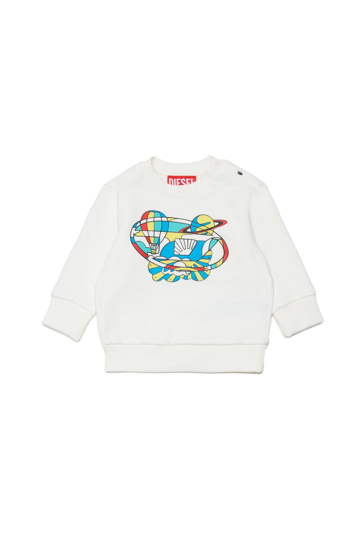 Sudadera de cuello redondo con logo