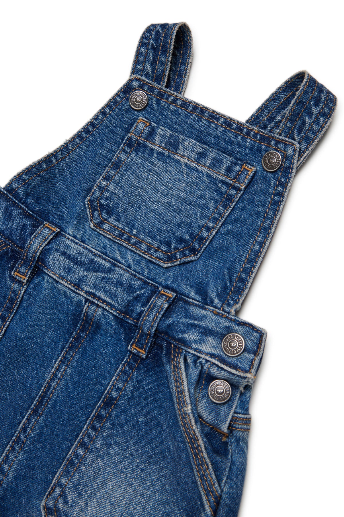 Salopette courte en denim