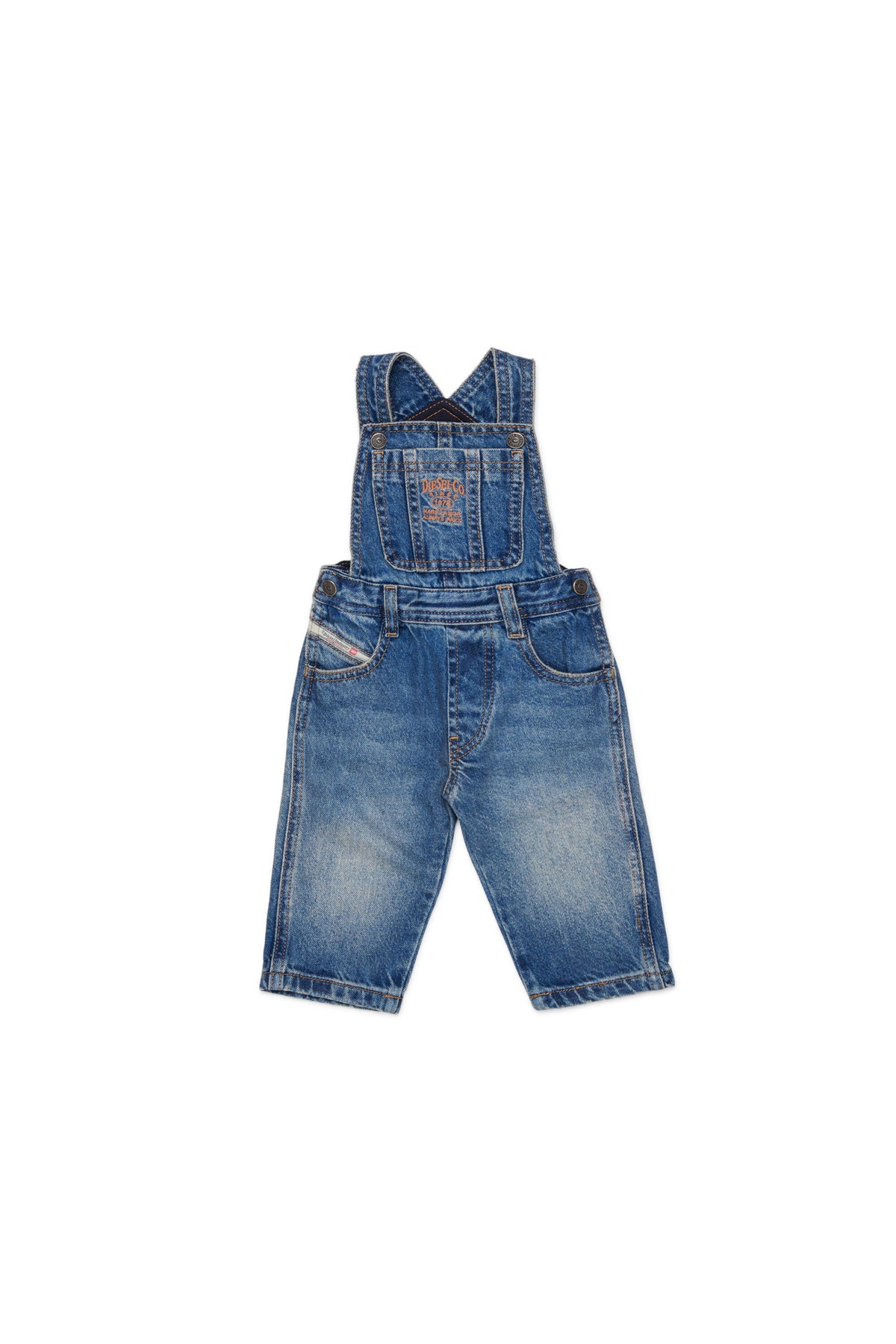Salopette en denim avec logo