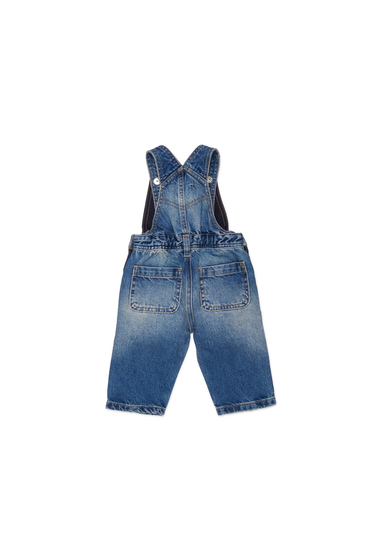 Salopette en denim avec logo