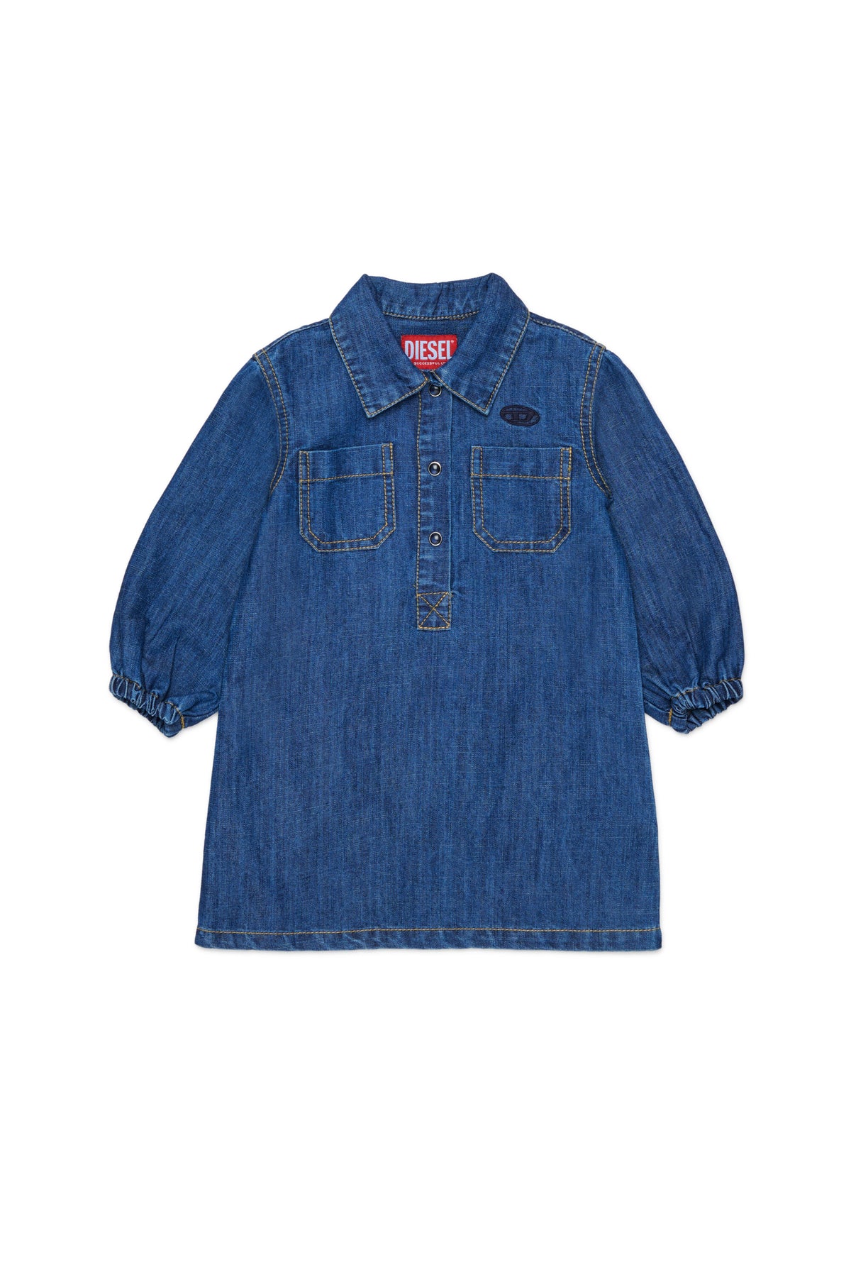 Robe en denim avec logo