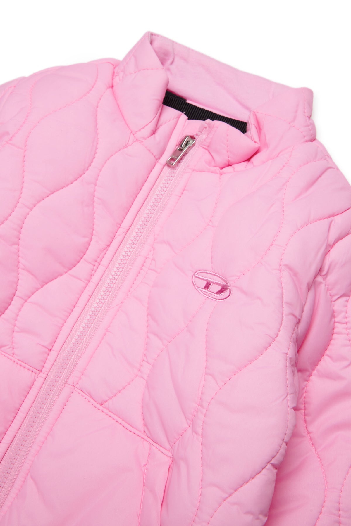 Chaqueta acolchada con logo estampado