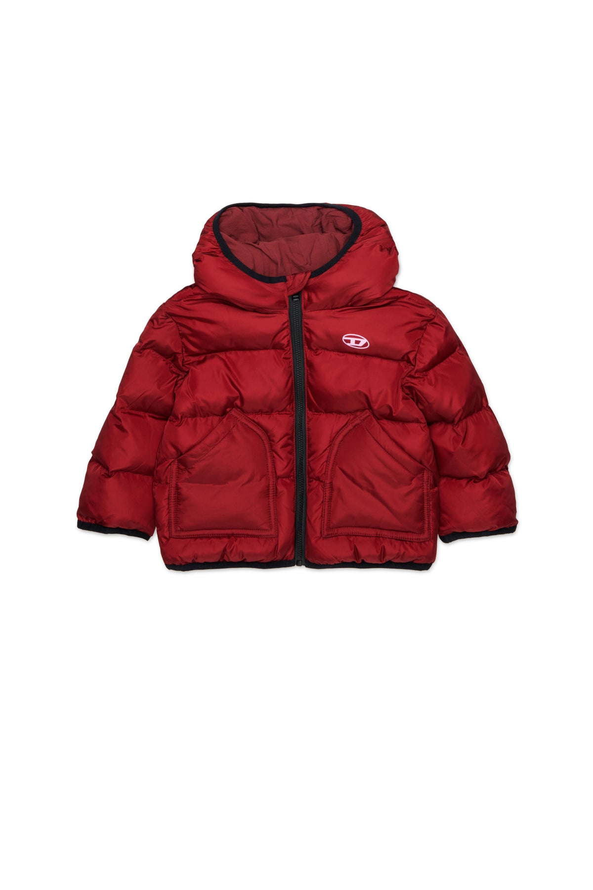 Chaqueta acolchada con logo