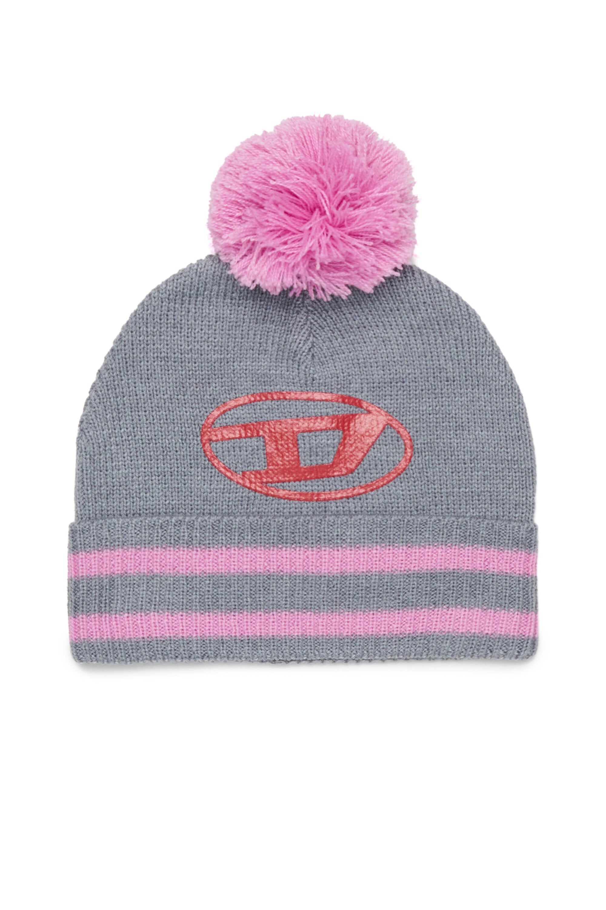 Bonnet à pompon avec logo