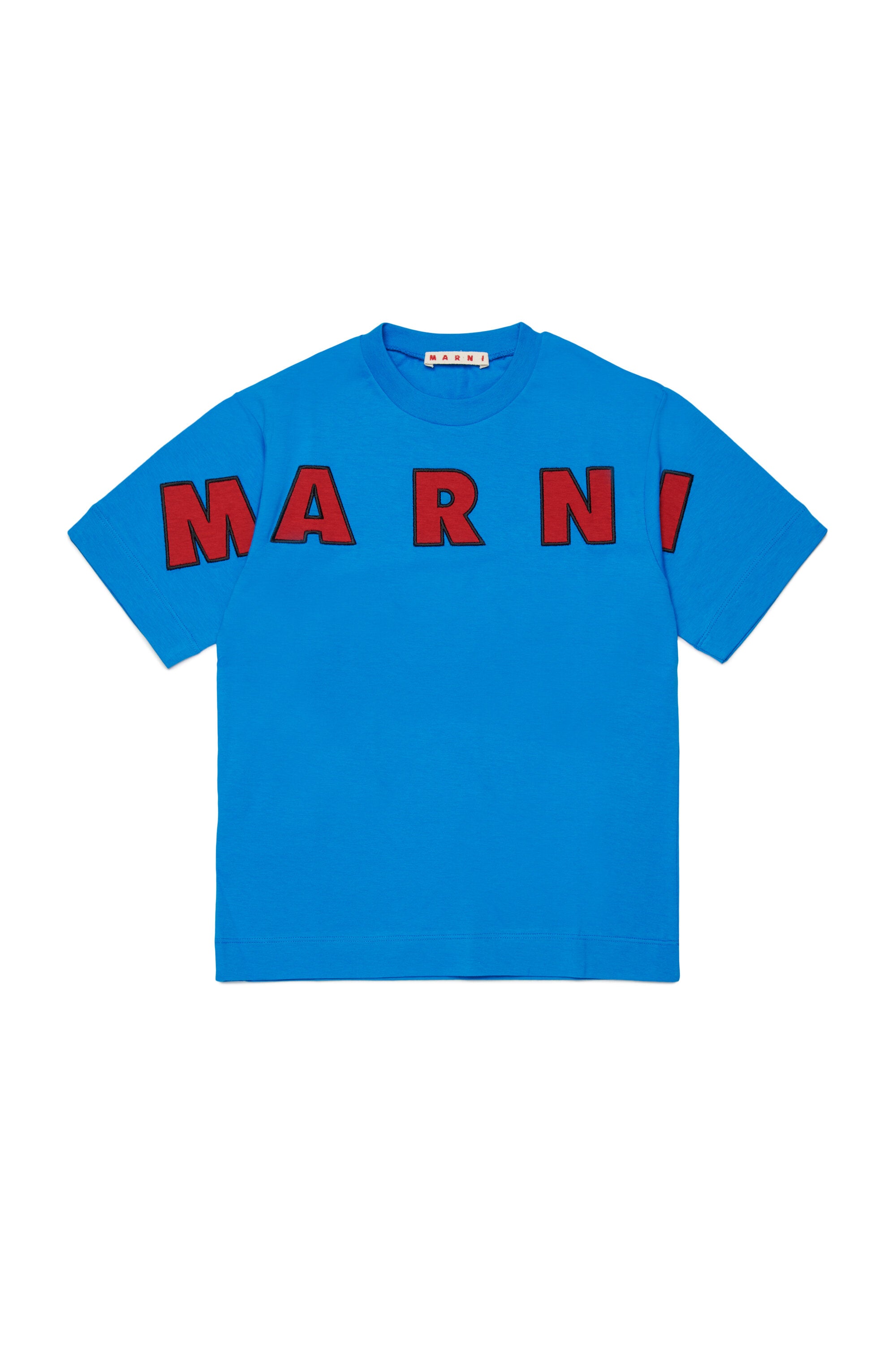Camiseta con logo bordado