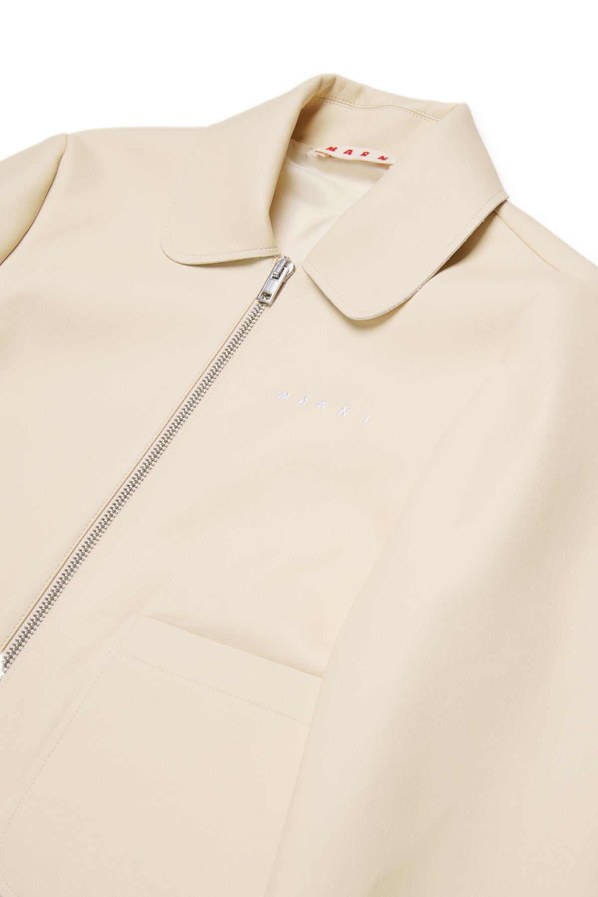 Veste en tissu enduit avec logo