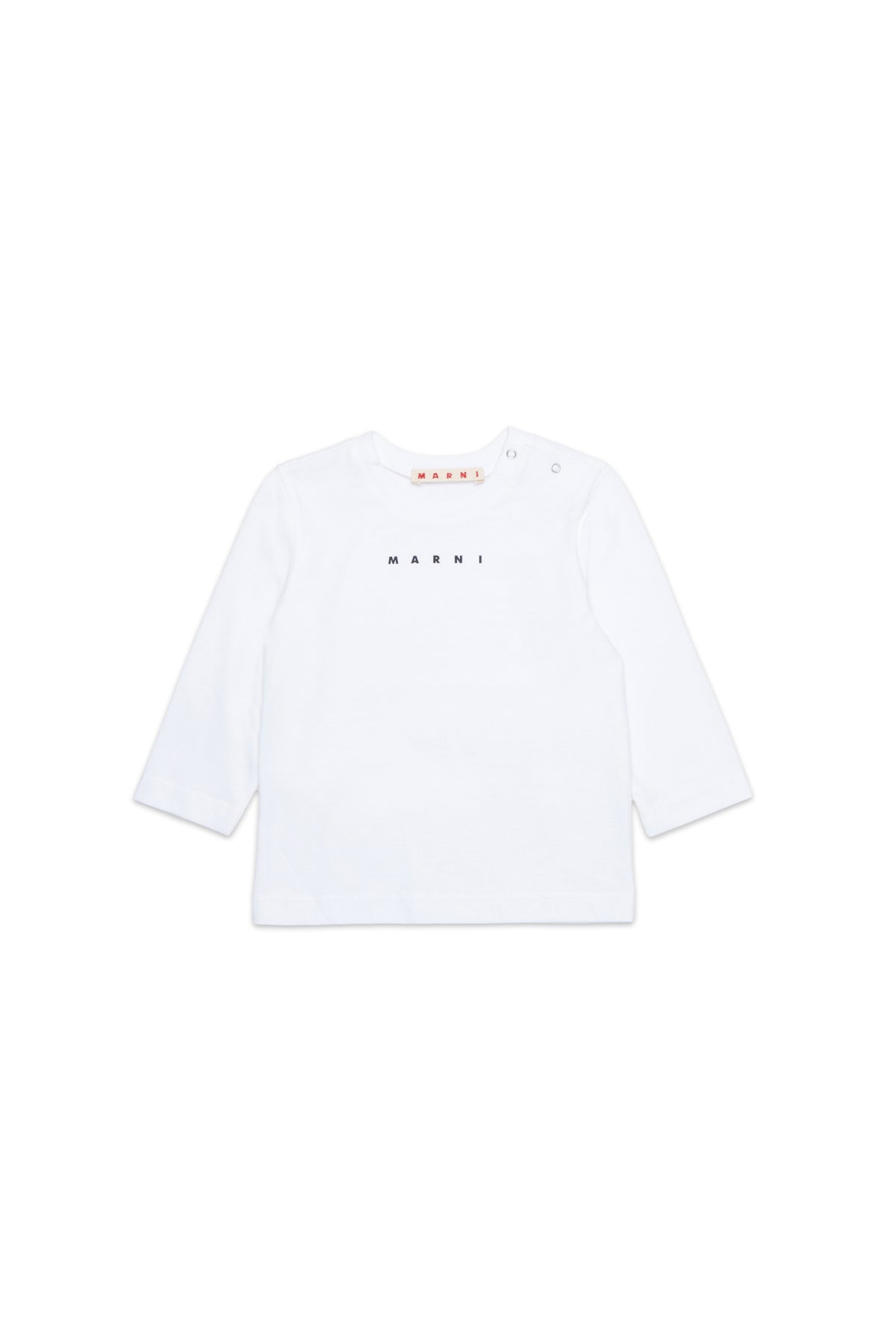 Camiseta de manga larga de jersey con logotipo