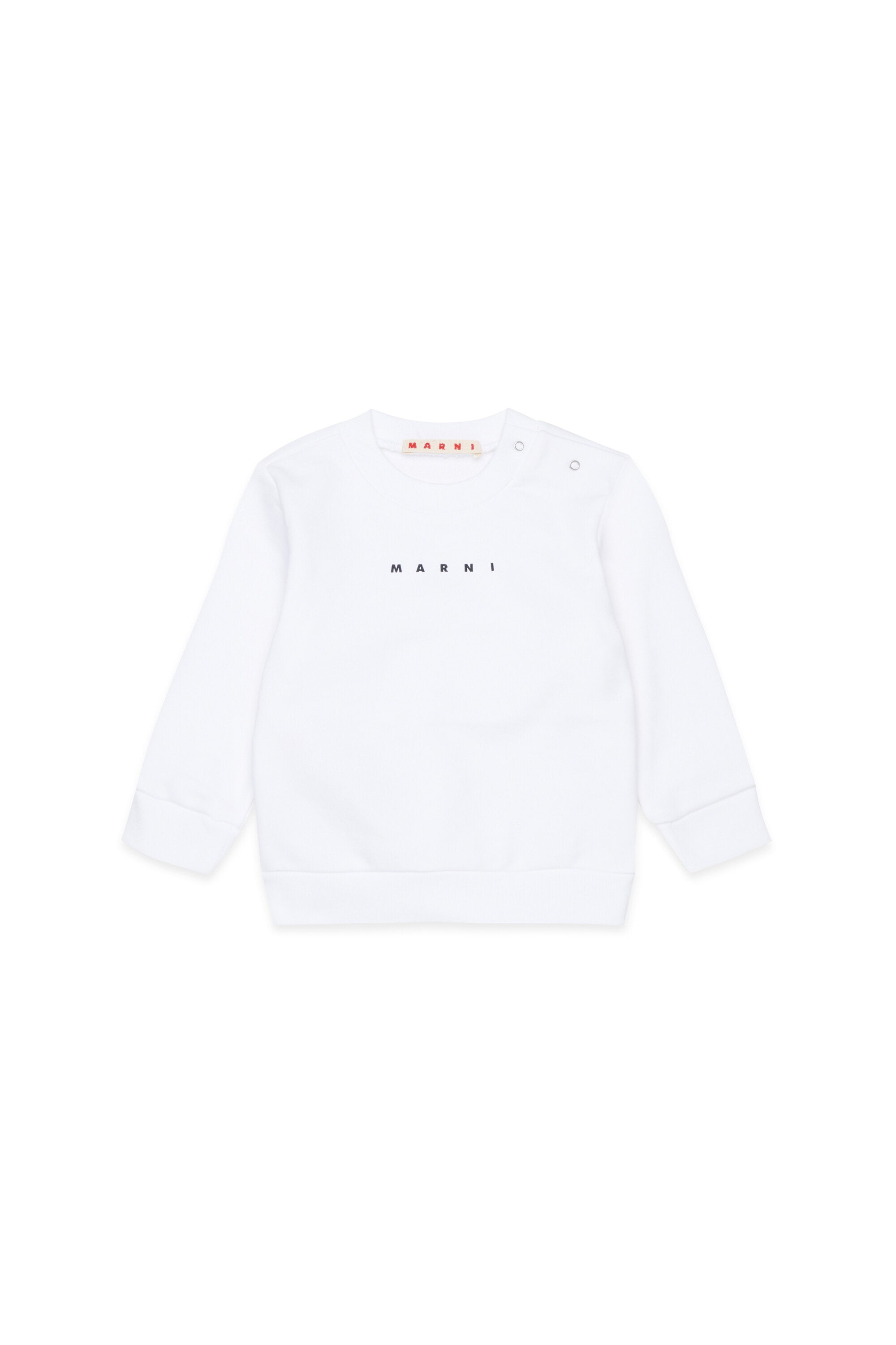 Sweat-shirt à col ras du cou avec logo Marni