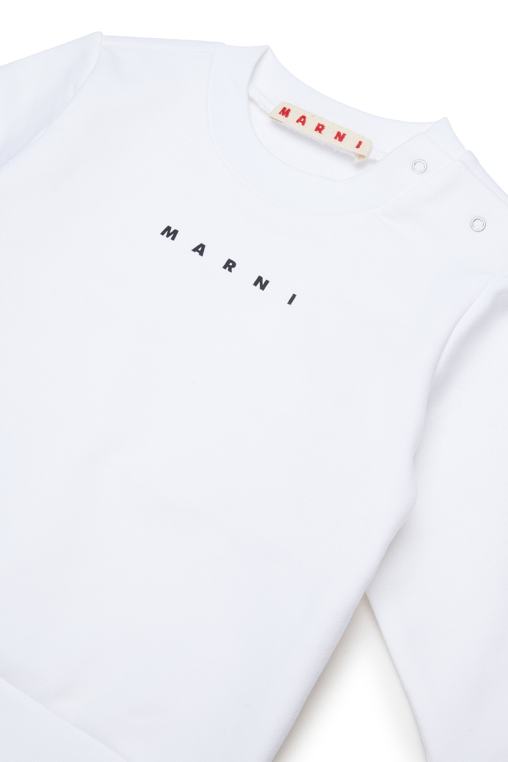 Sweat-shirt à col ras du cou avec logo Marni
