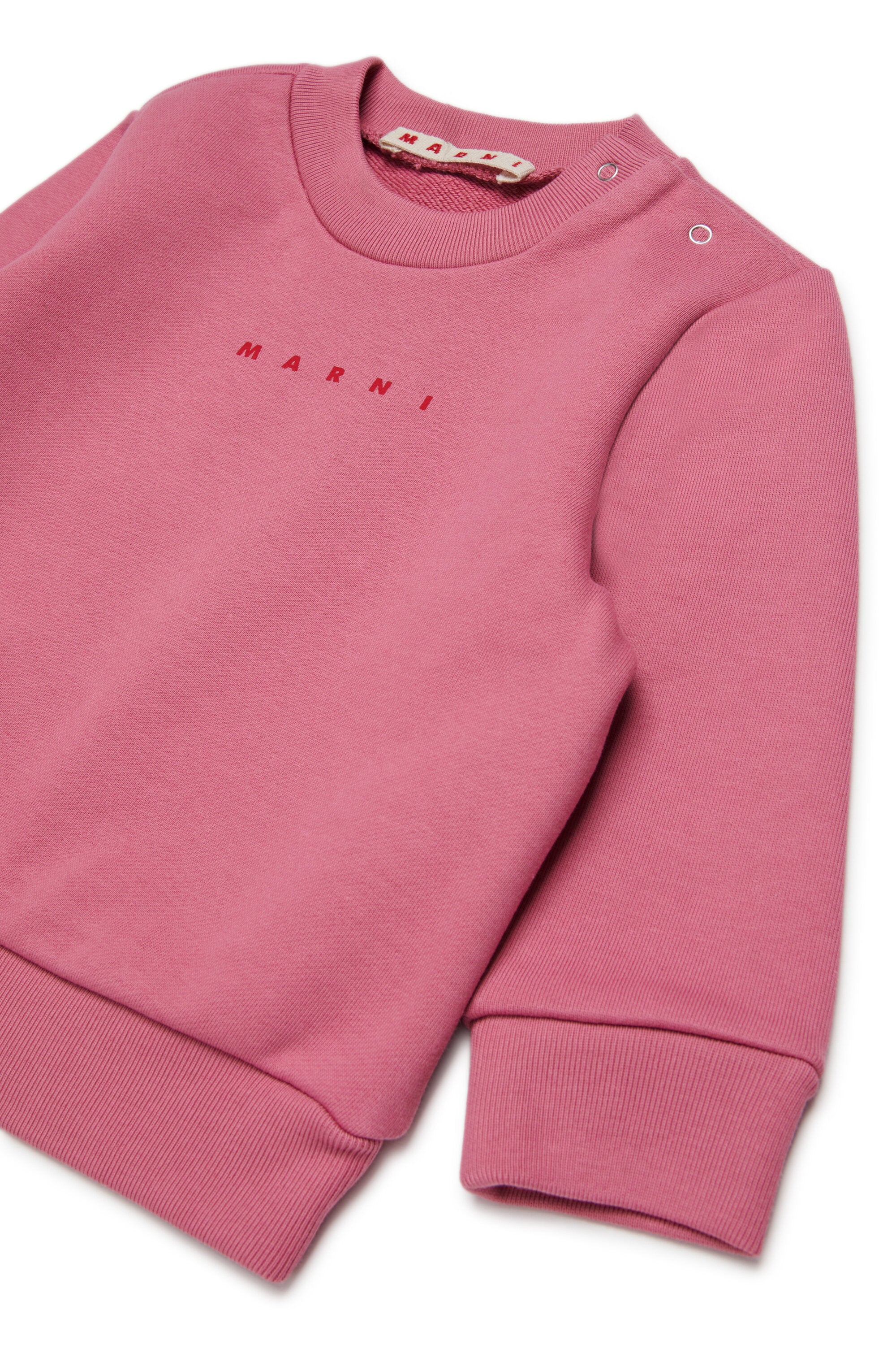 Sweat-shirt à col ras du cou avec logo Marni