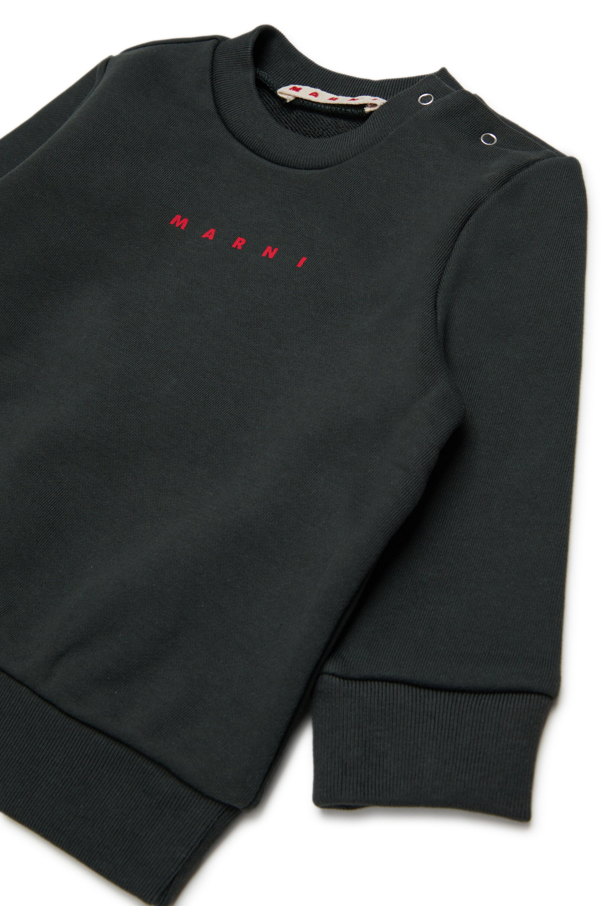 Sweat-shirt à col ras du cou avec logo Marni