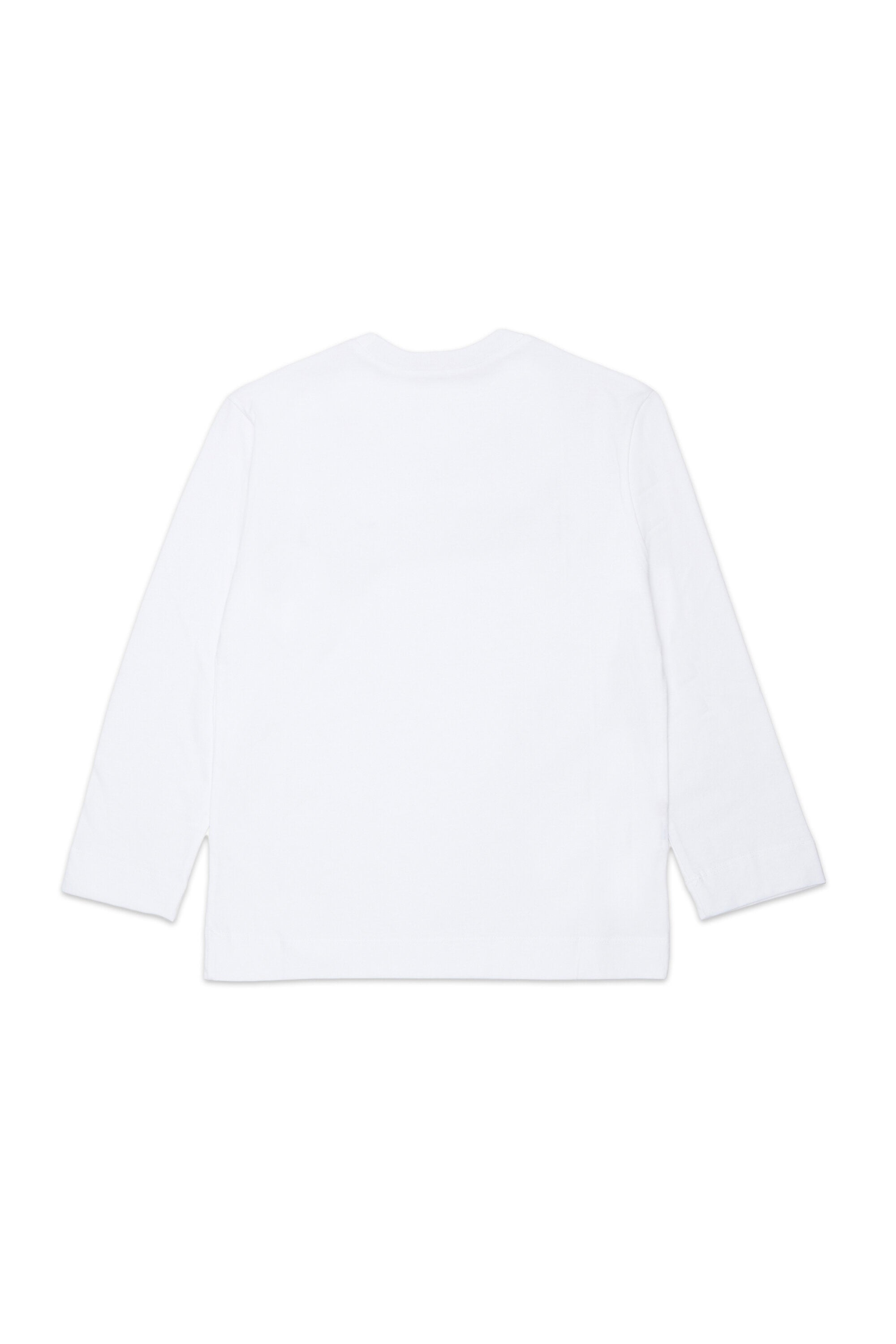T-shirt en jersey à manches longues avec logo Marni