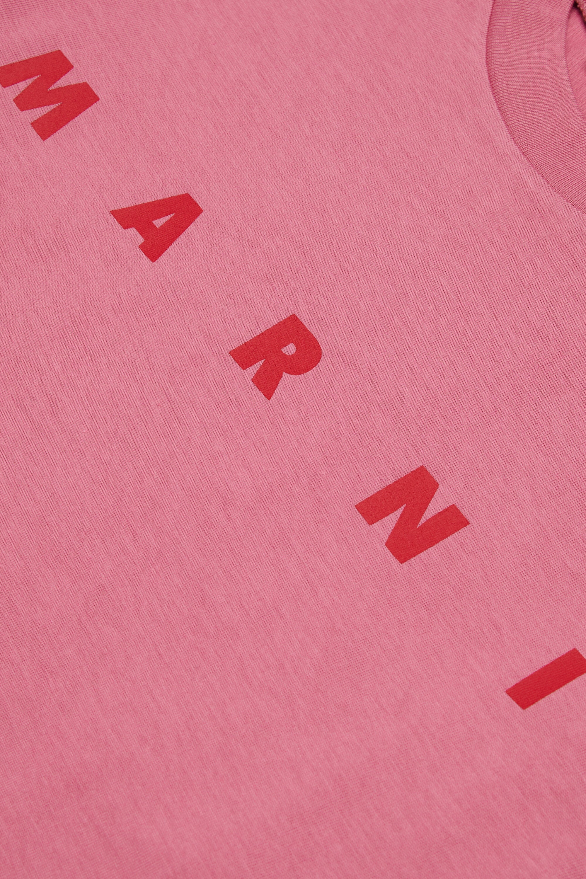 T-shirt en jersey à manches longues avec logo Marni
