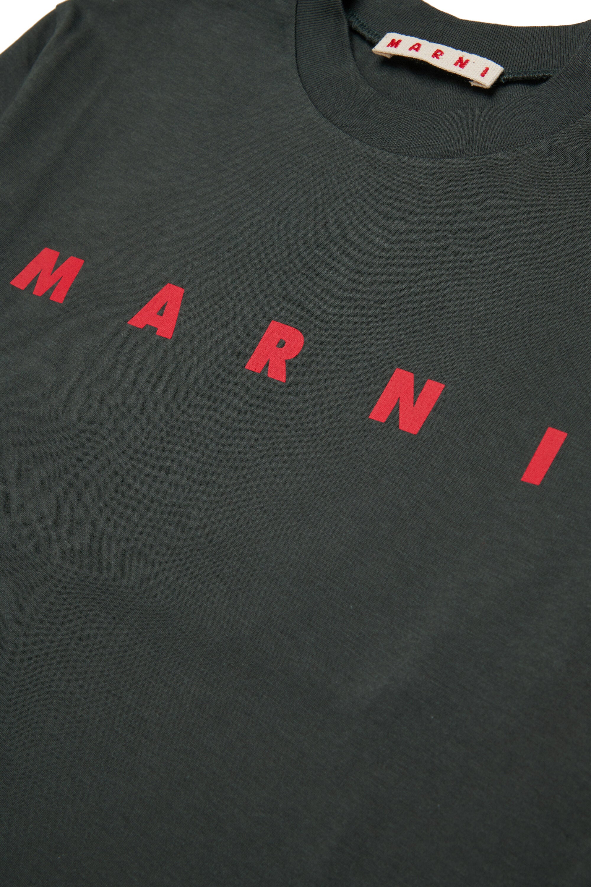 T-shirt en jersey à manches longues avec logo Marni