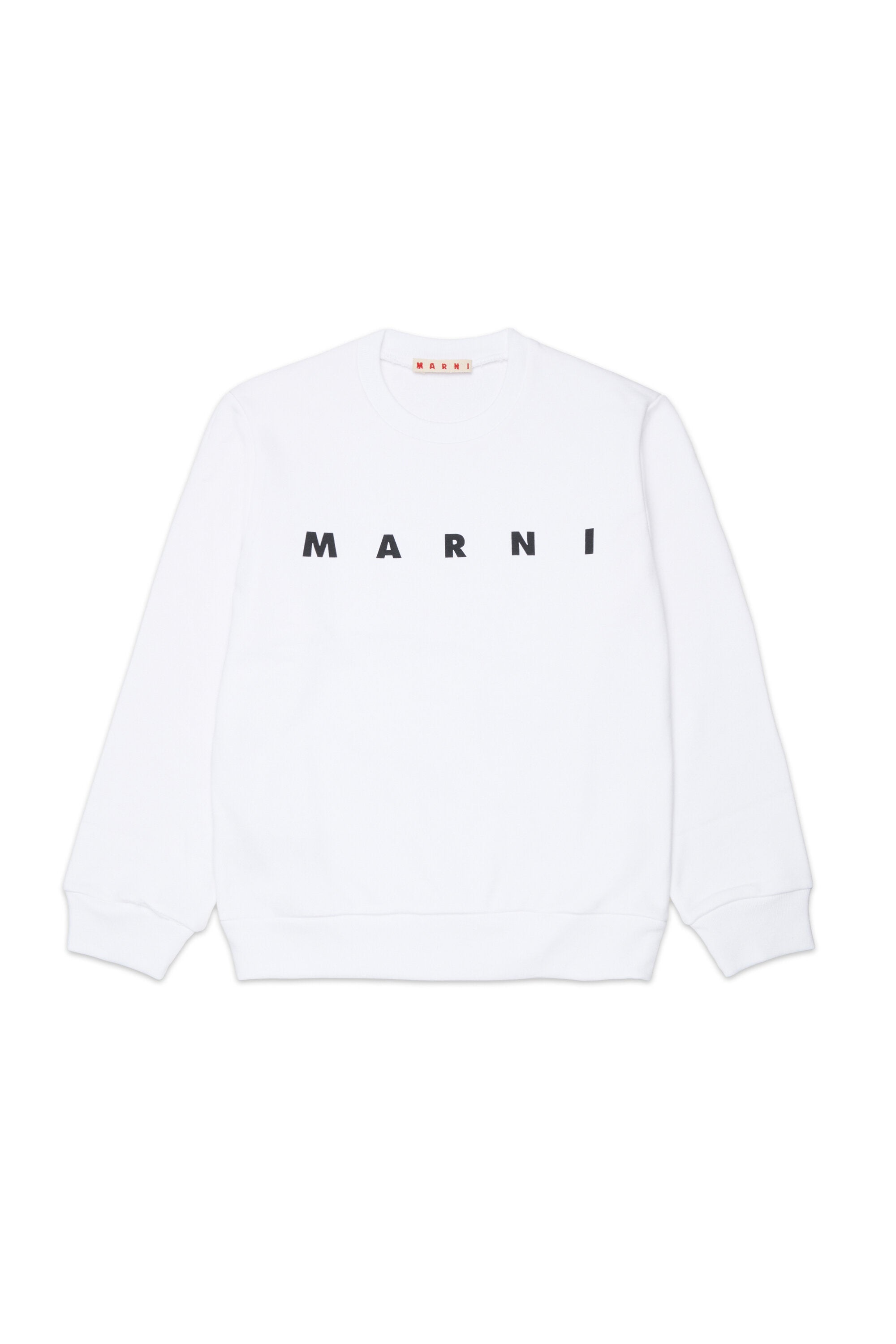 Sweat-shirt à col ras du cou avec logo Marni