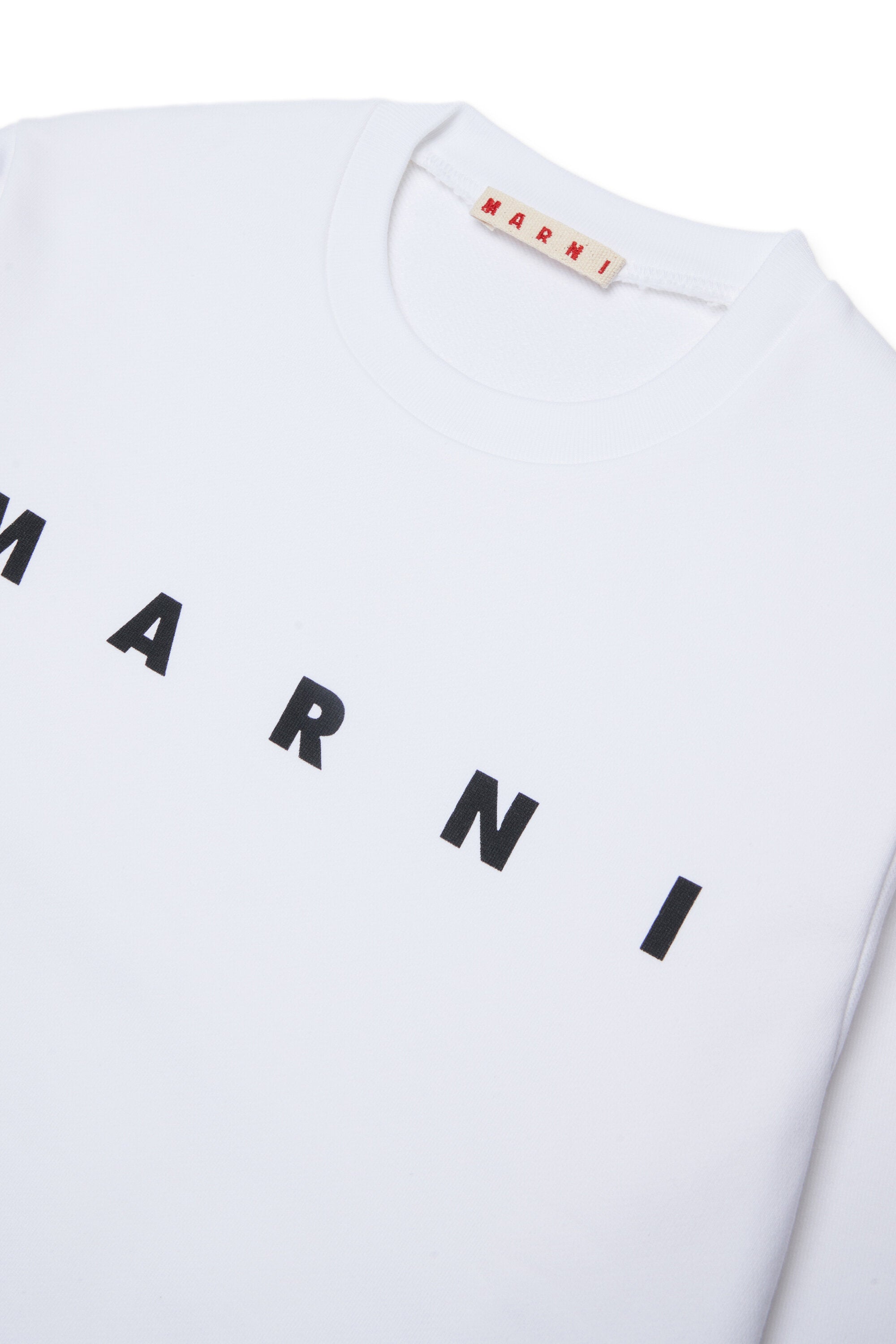 Sweat-shirt à col ras du cou avec logo Marni