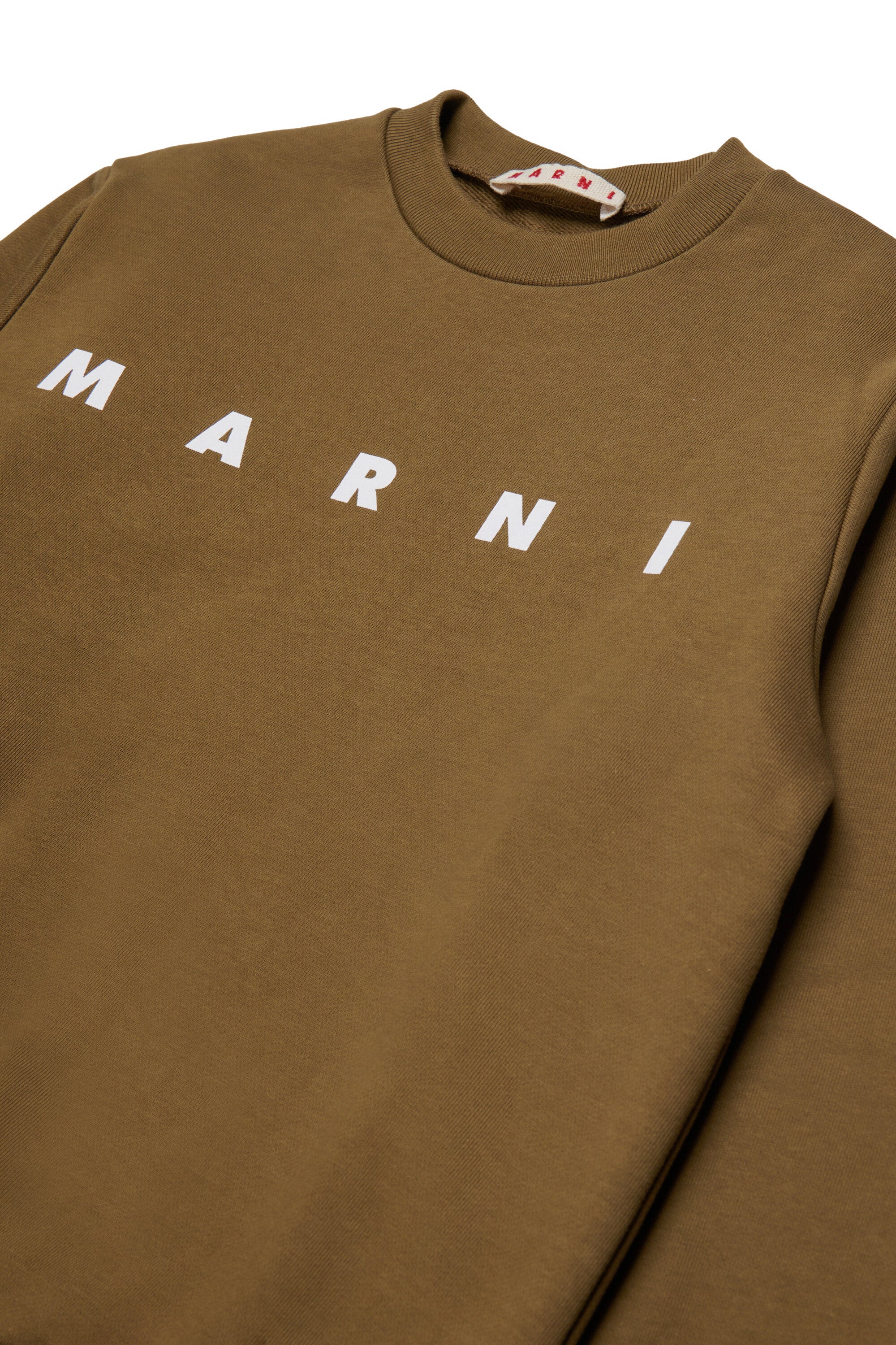 Sweat-shirt à col ras du cou avec logo Marni