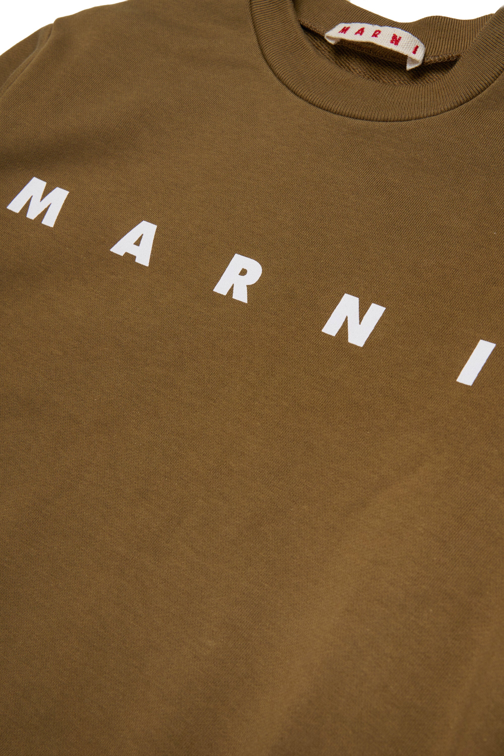 Sweat-shirt à col ras du cou avec logo Marni