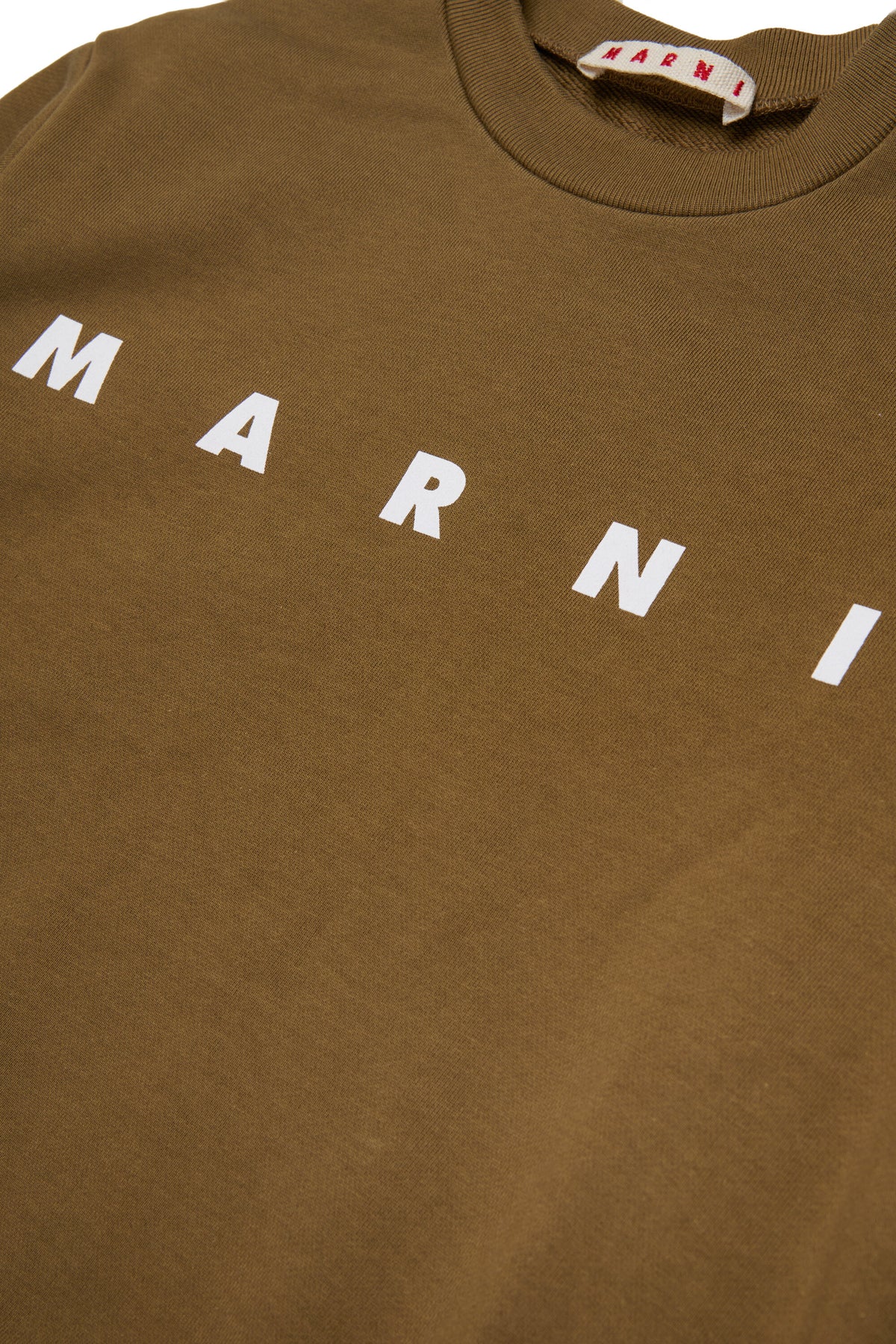 Sudadera de cuello redondo con logo Marni