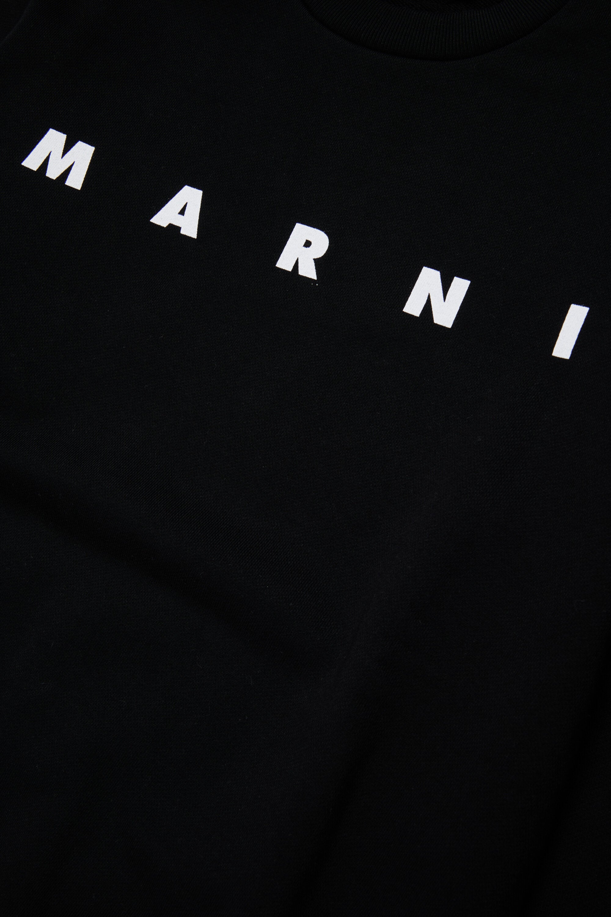 Sudadera de cuello redondo con logo Marni