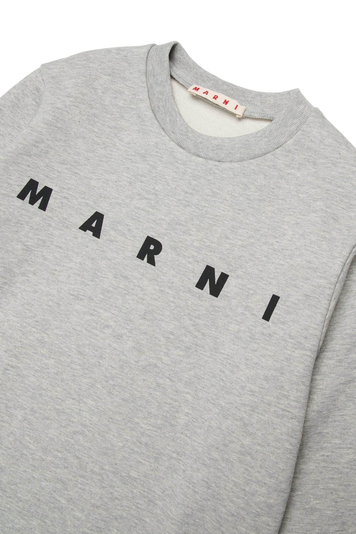 Sweat-shirt à col ras du cou avec logo Marni