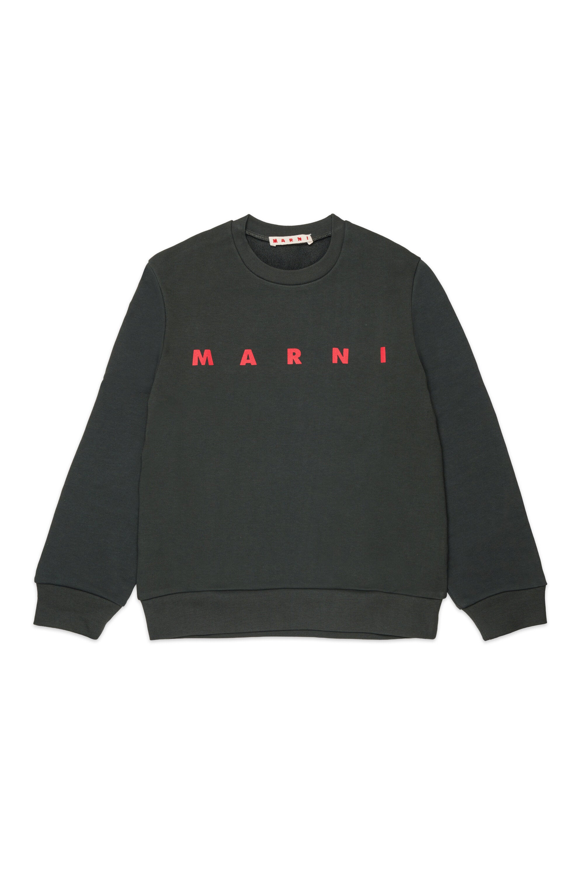 Sweat-shirt à col ras du cou avec logo Marni